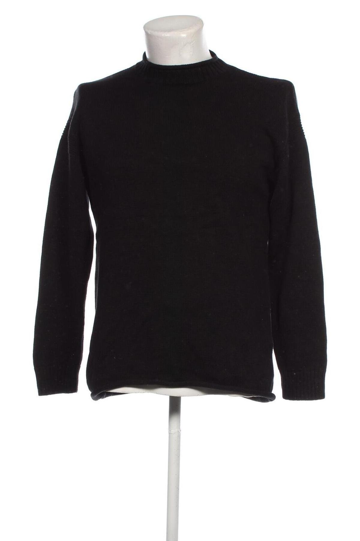 Ανδρικό πουλόβερ Zara, Μέγεθος M, Χρώμα Μαύρο, Τιμή 9,90 €