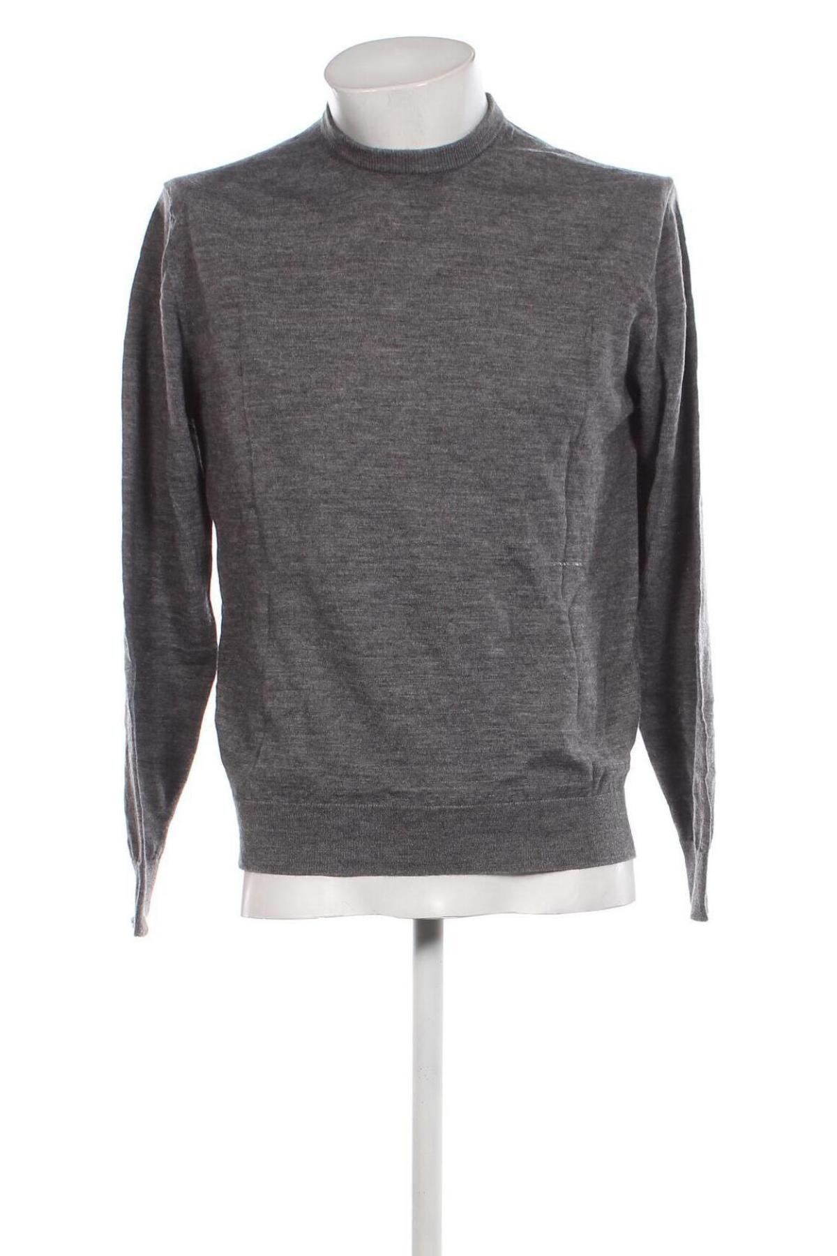 Мъжки пуловер Zara, Размер L, Цвят Сив, Цена 15,04 лв.