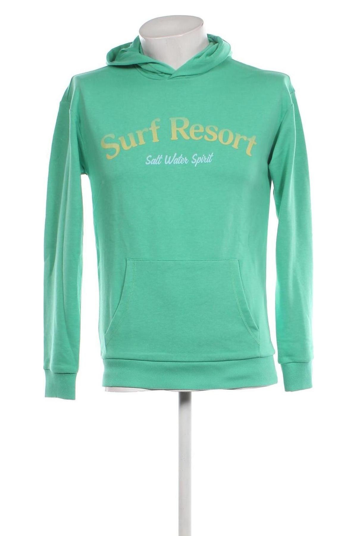 Herren Sweatshirt Beach Time, Größe S, Farbe Grün, Preis € 9,48