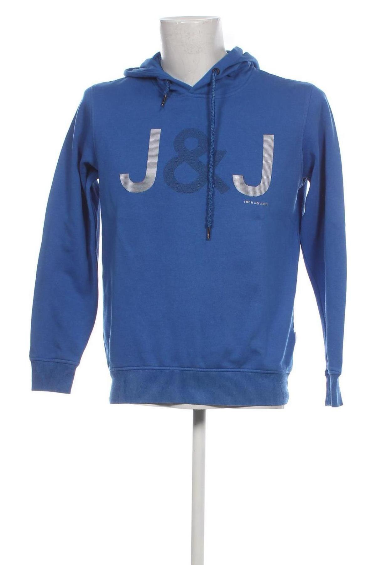 Hanorac de bărbați Core By Jack & Jones, Mărime S, Culoare Albastru, Preț 68,80 Lei