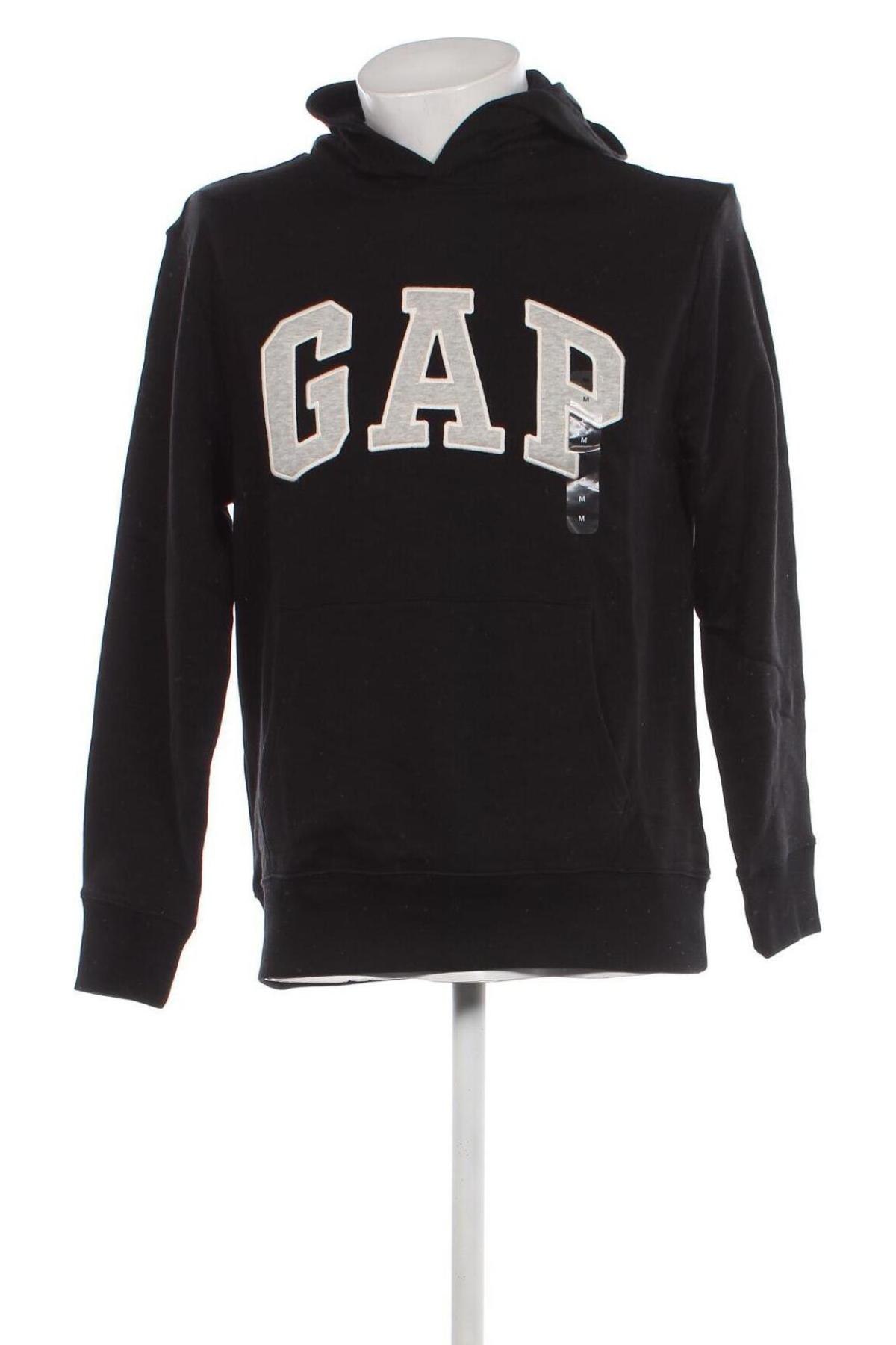 Ανδρικό φούτερ Gap, Μέγεθος M, Χρώμα Μαύρο, Τιμή 39,69 €