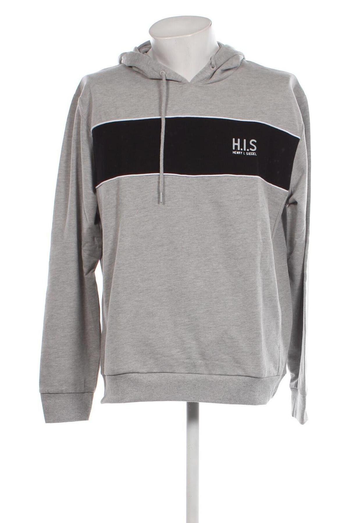 Herren Sweatshirt H.I.S, Größe XL, Farbe Grau, Preis 8,77 €