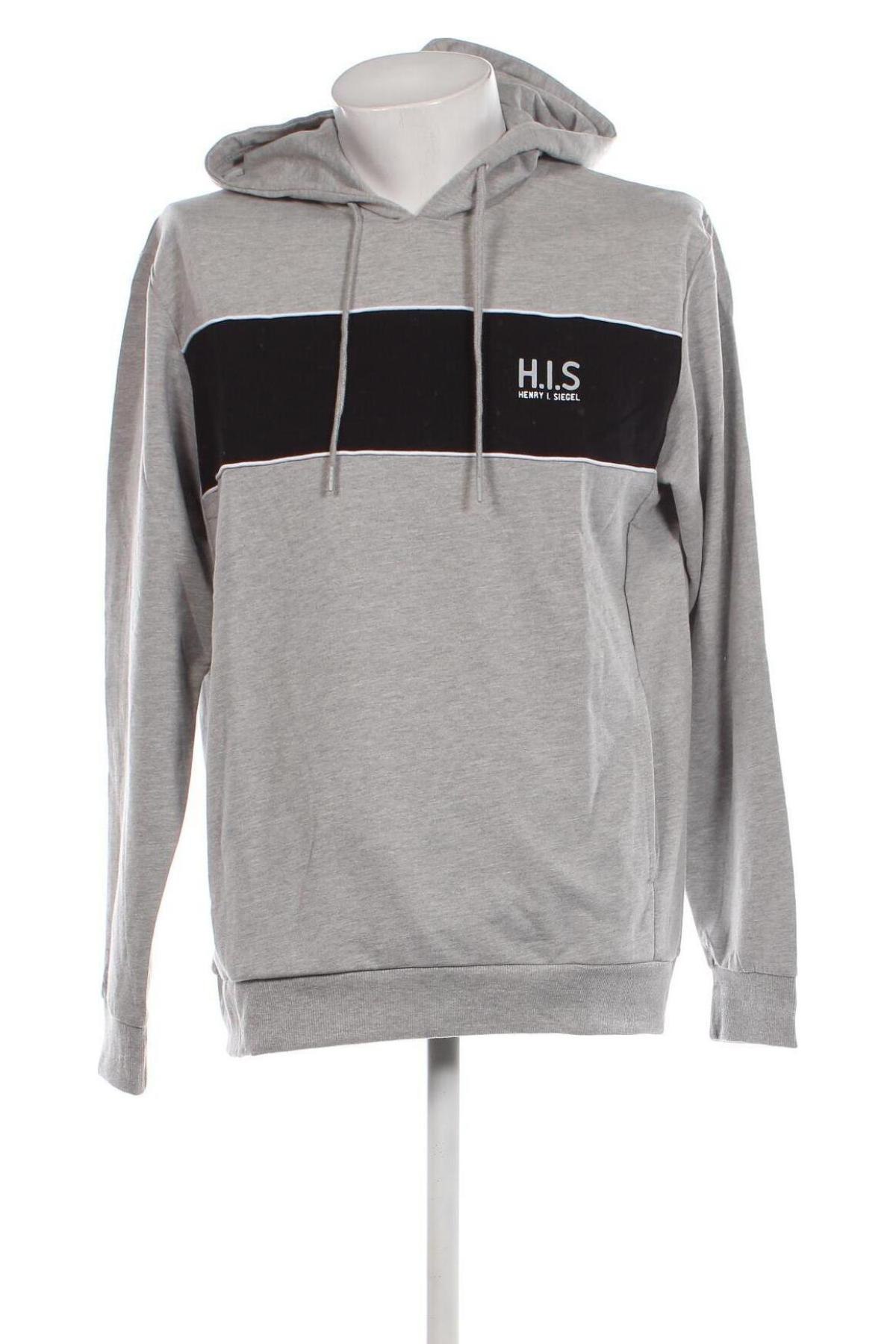 Férfi sweatshirt H.I.S, Méret L, Szín Szürke, Ár 4 085 Ft