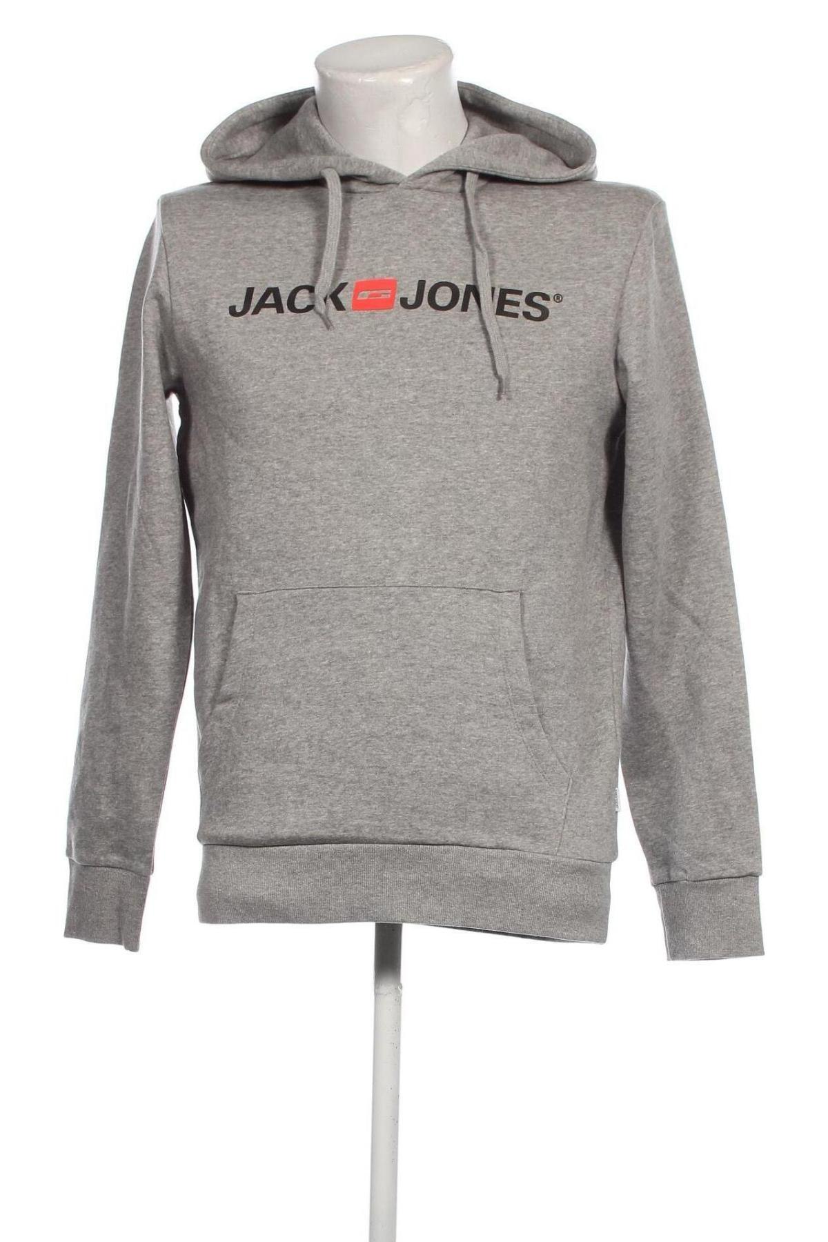 Herren Sweatshirt Jack & Jones, Größe M, Farbe Grau, Preis € 18,79