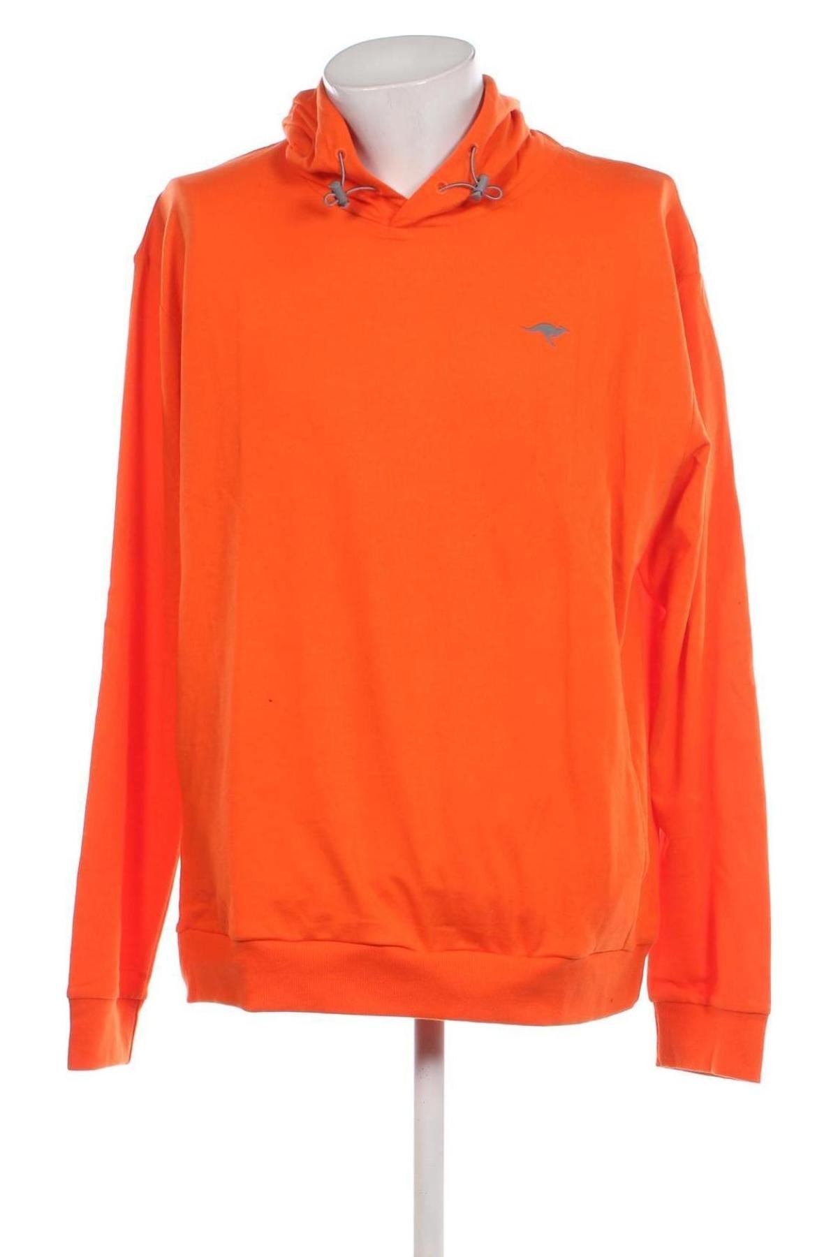 Herren Sweatshirt Kangaroos, Größe XXL, Farbe Orange, Preis 19,18 €