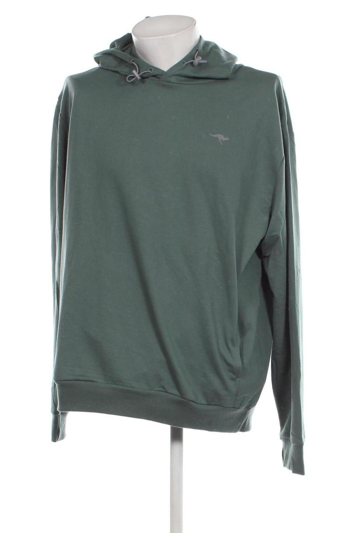 Herren Sweatshirt Kangaroos, Größe XXL, Farbe Grün, Preis 10,55 €