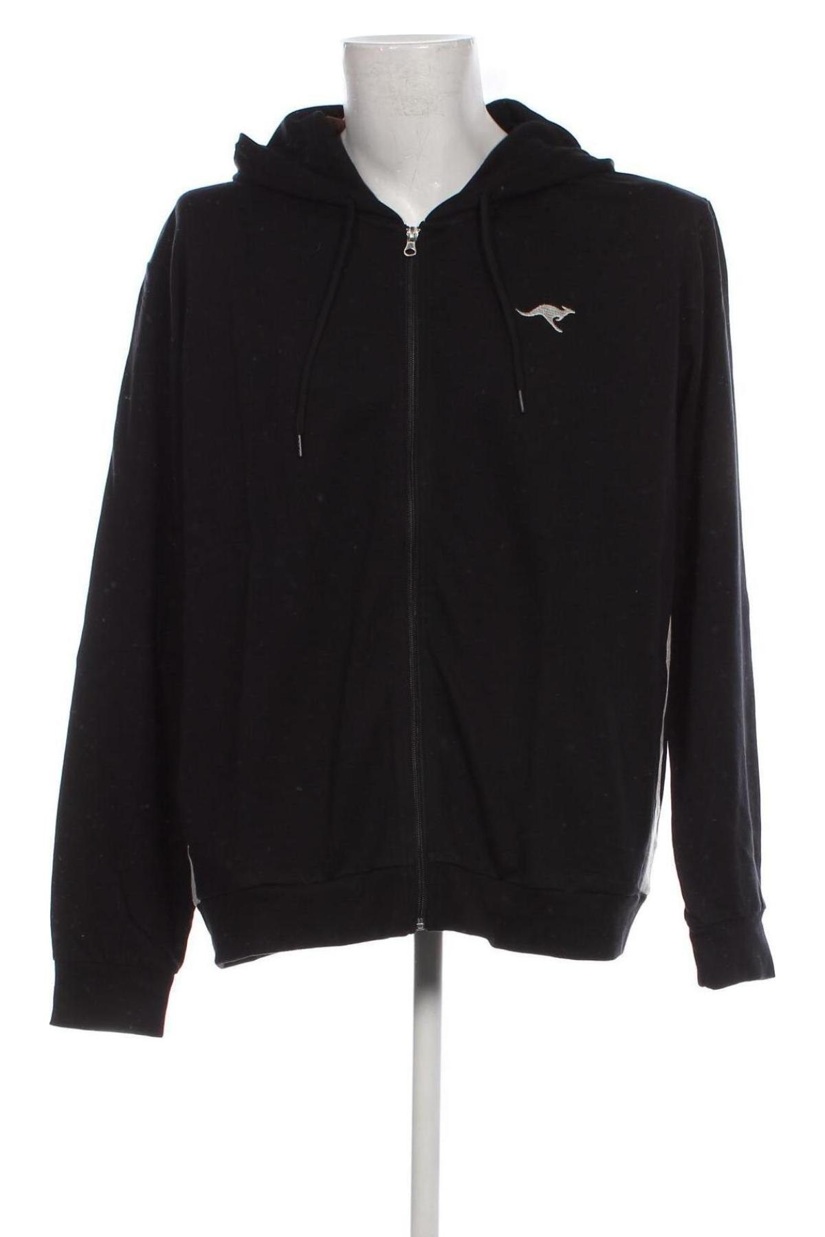 Herren Sweatshirt Kangaroos, Größe XXL, Farbe Schwarz, Preis 23,97 €