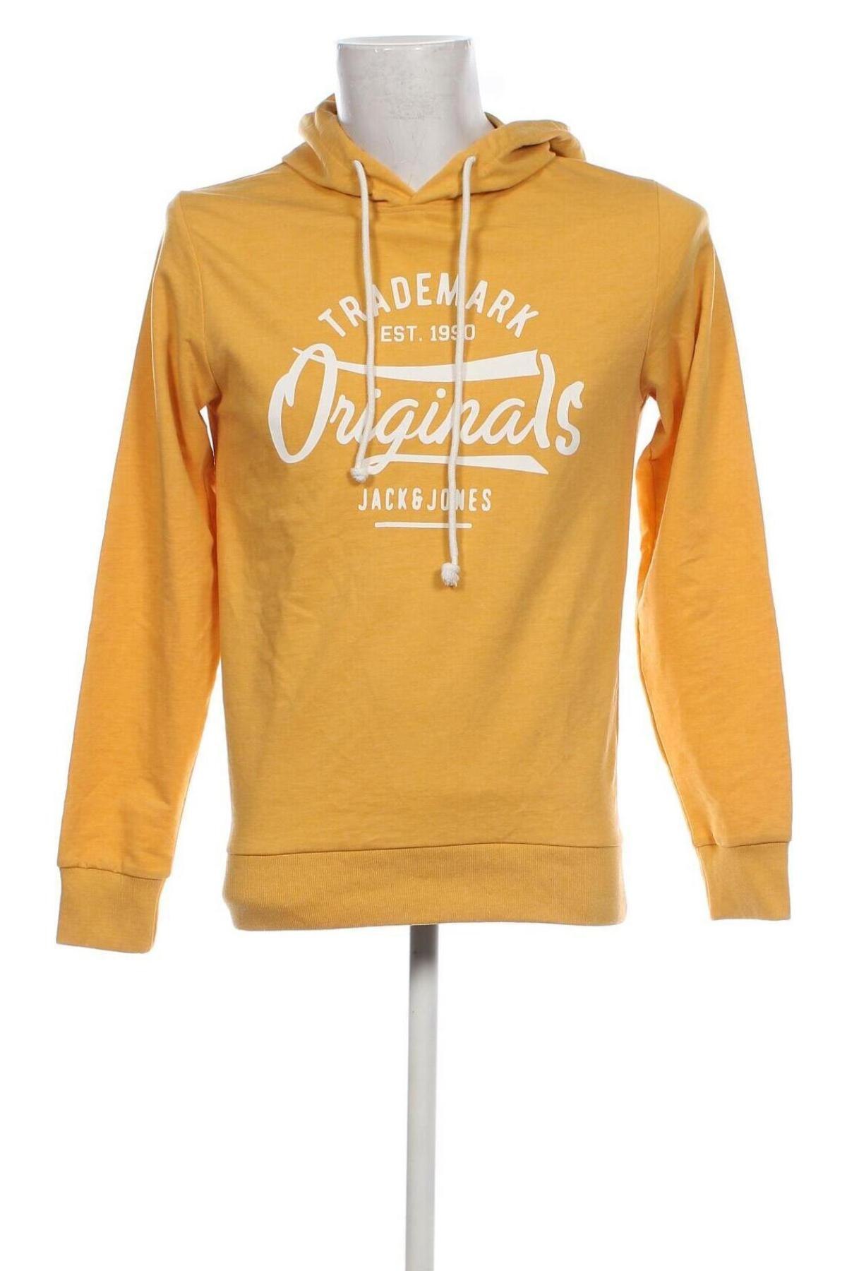 Ανδρικό φούτερ Originals By Jack & Jones, Μέγεθος S, Χρώμα Κίτρινο, Τιμή 16,70 €