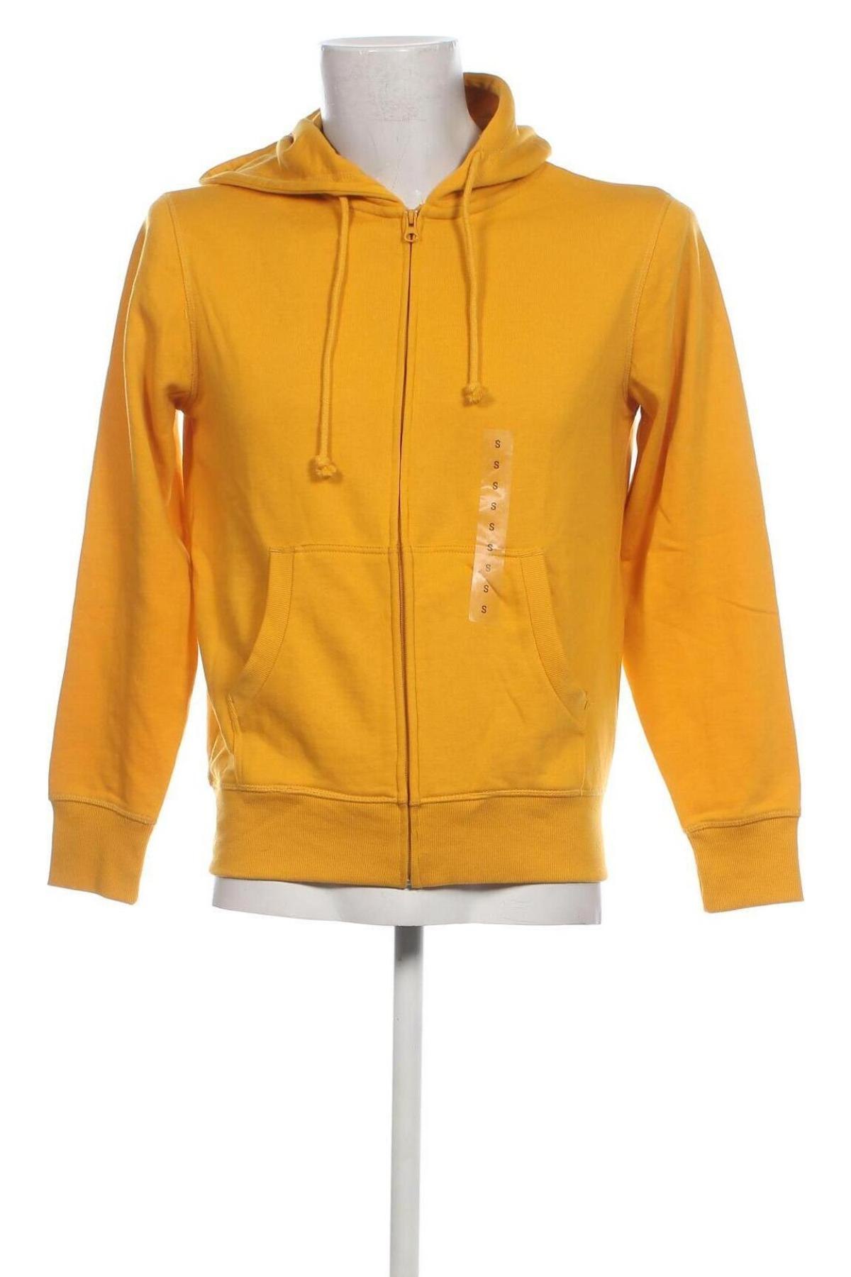 Ανδρικό φούτερ Oviesse, Μέγεθος S, Χρώμα Κίτρινο, Τιμή 23,71 €