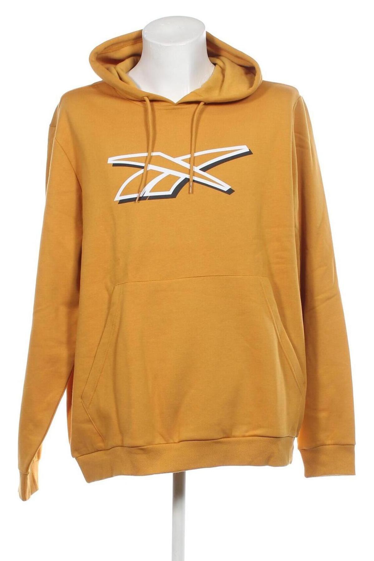 Herren Sweatshirt Reebok, Größe XXL, Farbe Gelb, Preis € 15,34