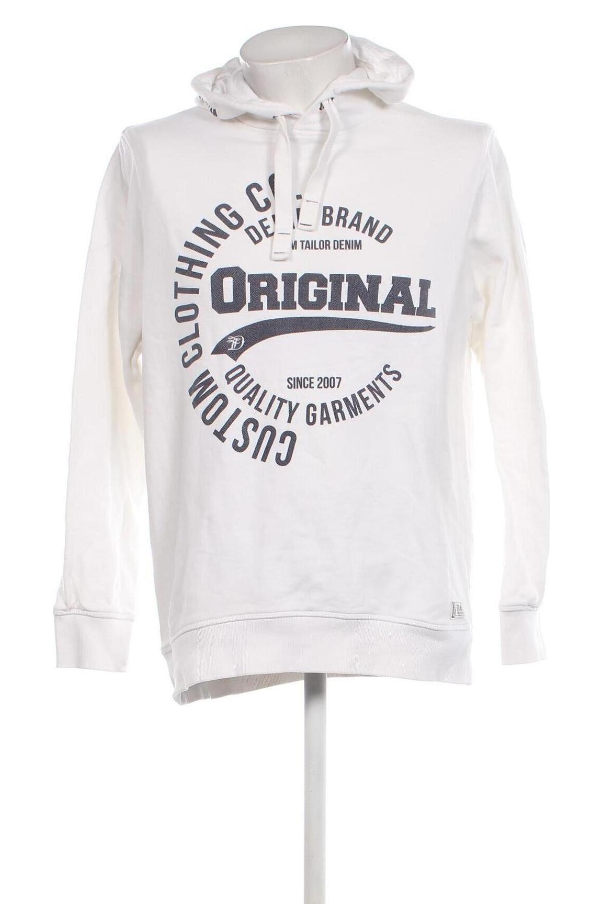 Herren Sweatshirt Tom Tailor, Größe XL, Farbe Weiß, Preis € 20,83