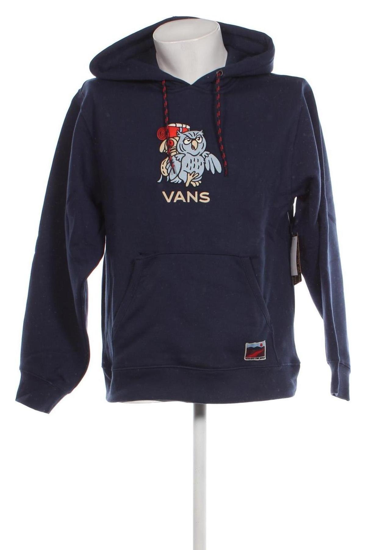 Herren Sweatshirt Vans, Größe S, Farbe Blau, Preis 55,67 €