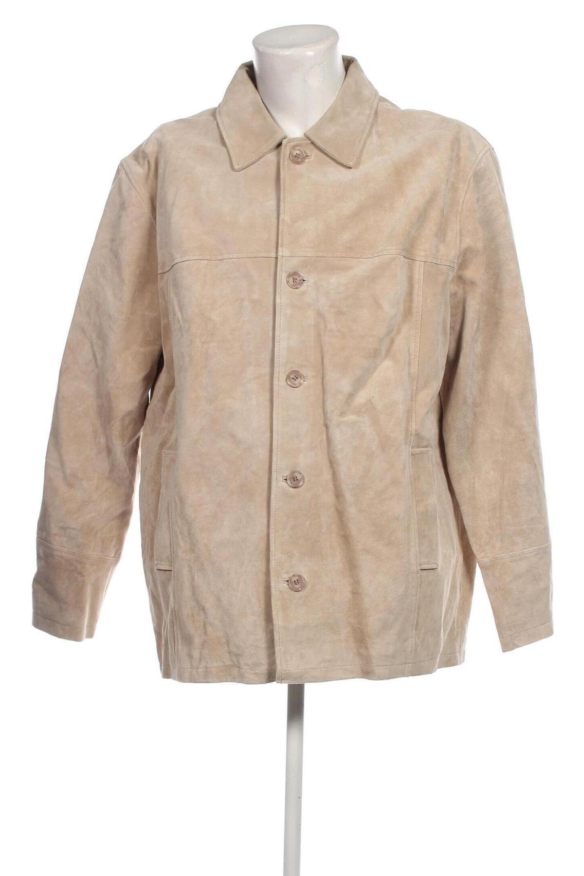 Pánská kožená bunda , Velikost XL, Barva Béžová, Cena  2 742,00 Kč