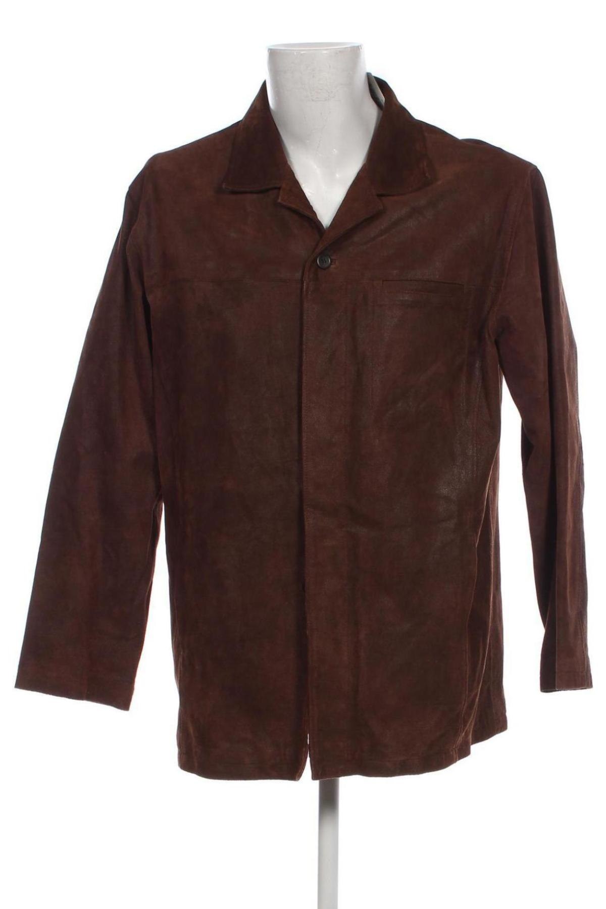 Pánska kožená bunda  Henry Morell, Veľkosť XL, Farba Hnedá, Cena  60,67 €