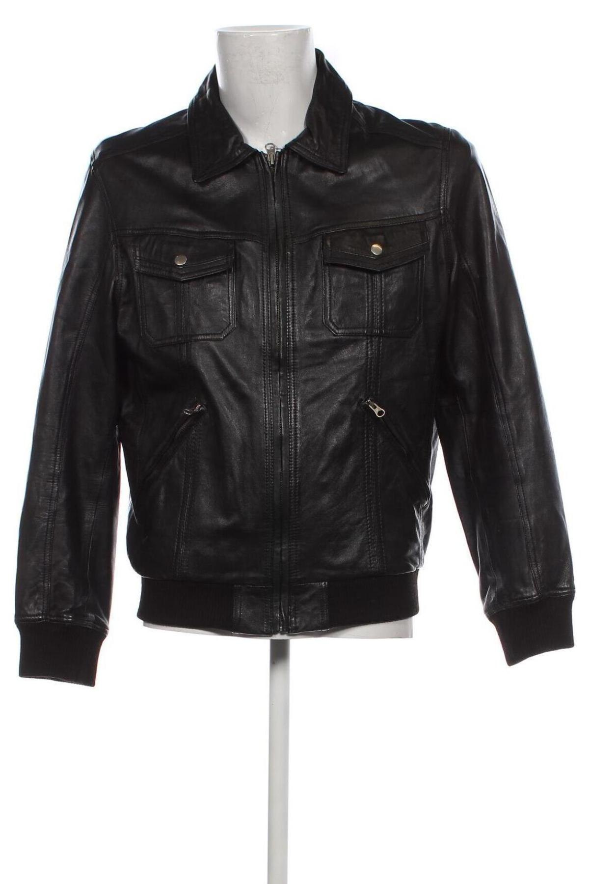 Herren Lederjacke John F. Gee, Größe M, Farbe Schwarz, Preis € 94,53