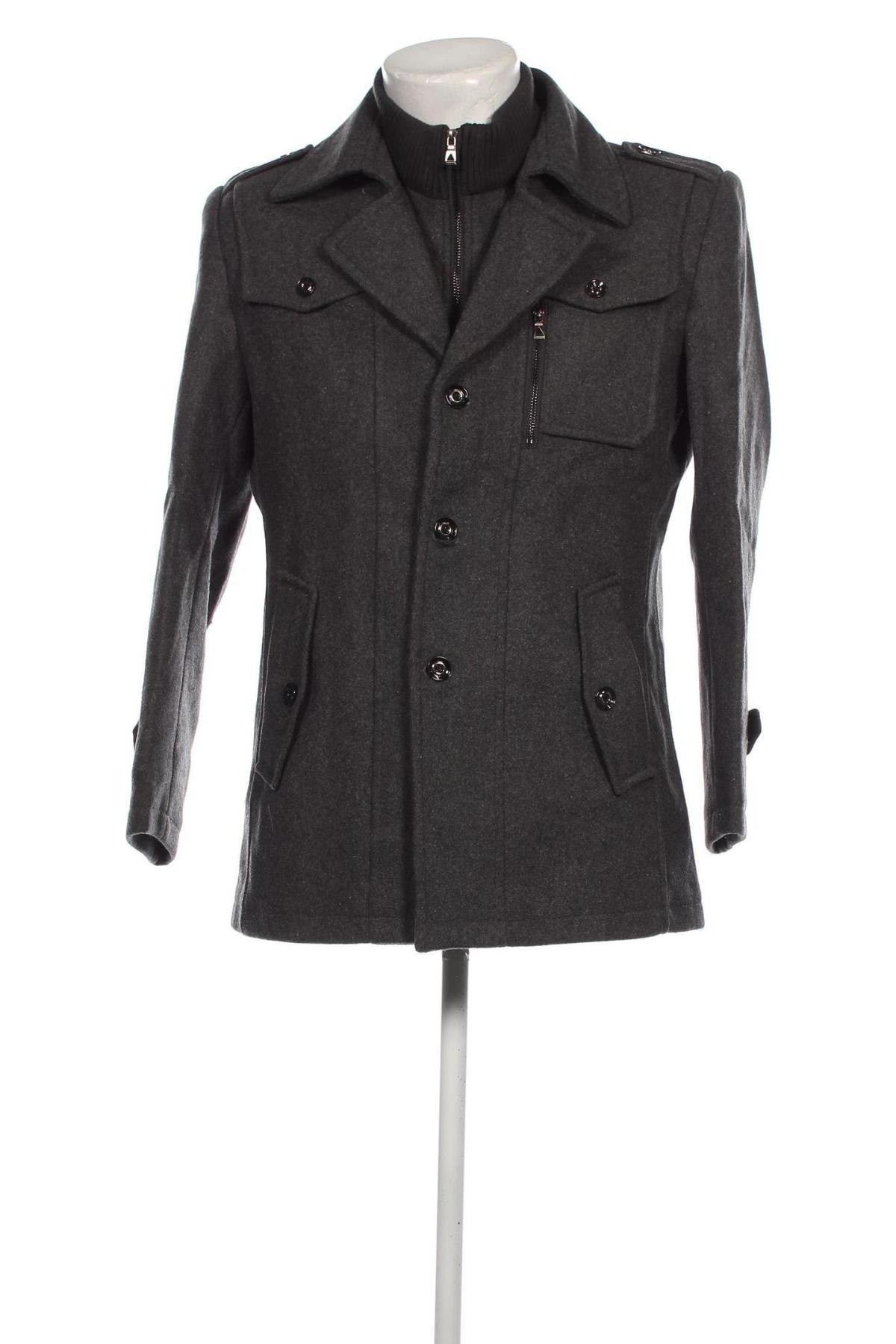 Ανδρικά παλτό, Μέγεθος M, Χρώμα Γκρί, Τιμή 21,84 €