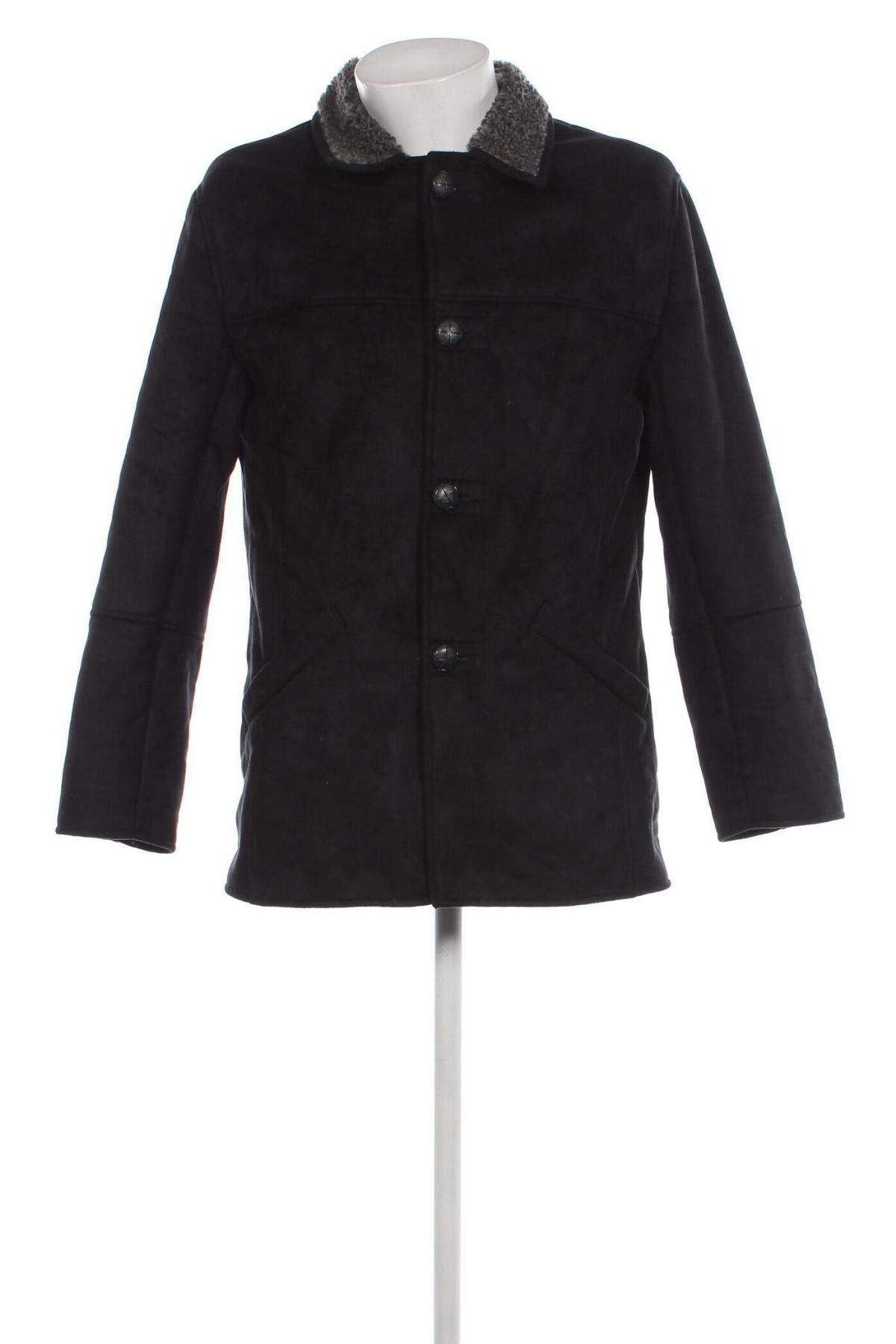 Мъжко палто, Размер S, Цвят Черен, Цена 43,87 лв.