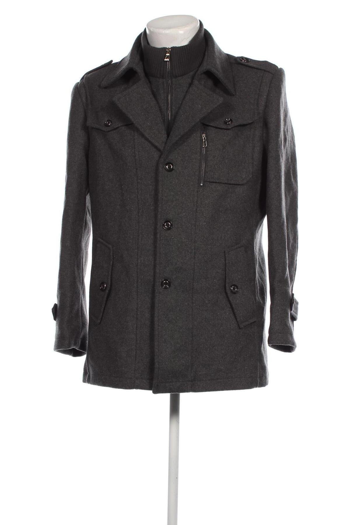 Pánsky kabát , Veľkosť M, Farba Sivá, Cena  30,34 €