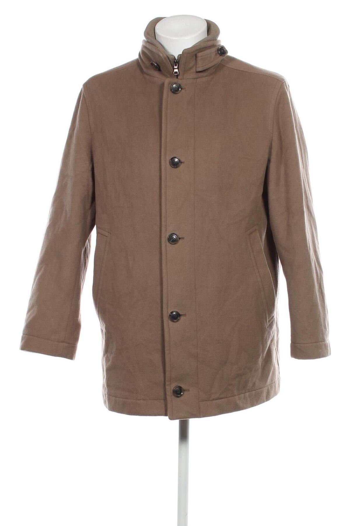 Pánsky kabát  BOSS, Veľkosť L, Farba Béžová, Cena  203,62 €