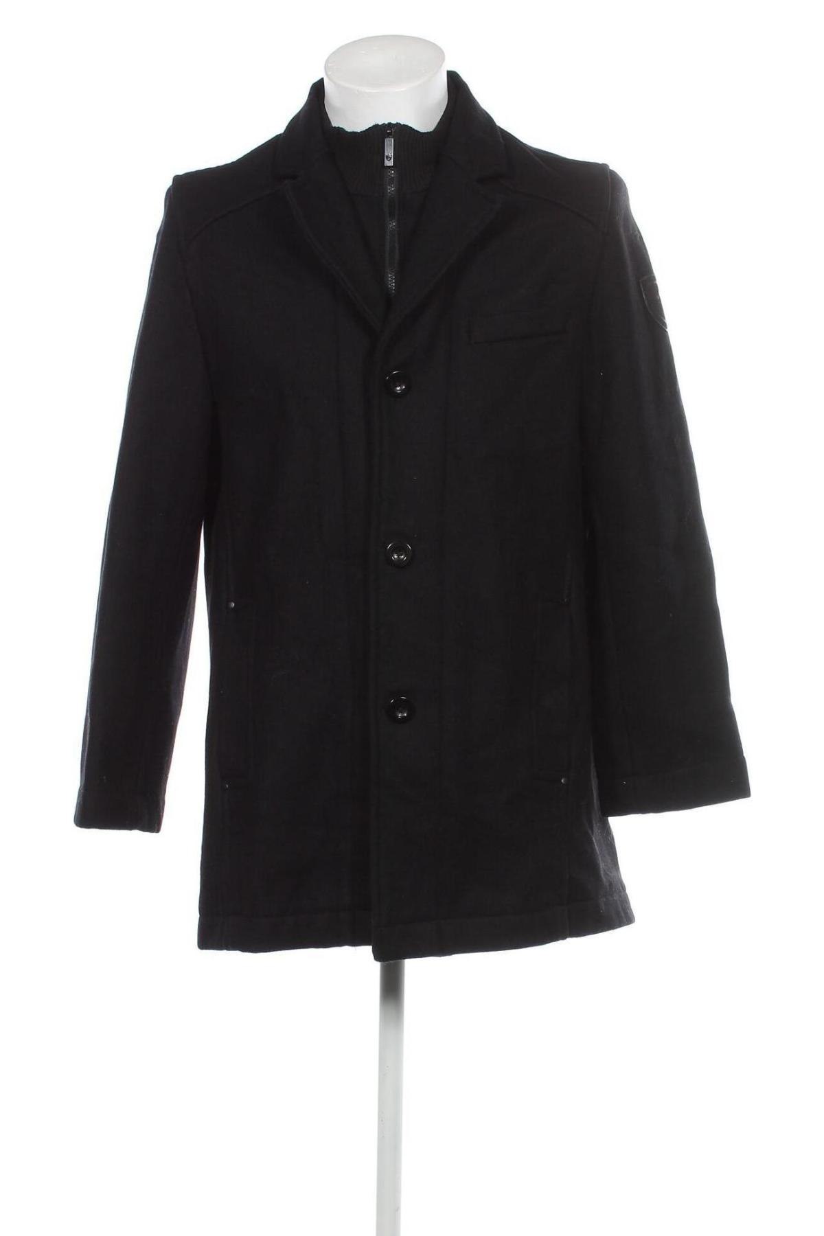Мъжко палто Duke Of Dunkan, Размер L, Цвят Черен, Цена 44,94 лв.