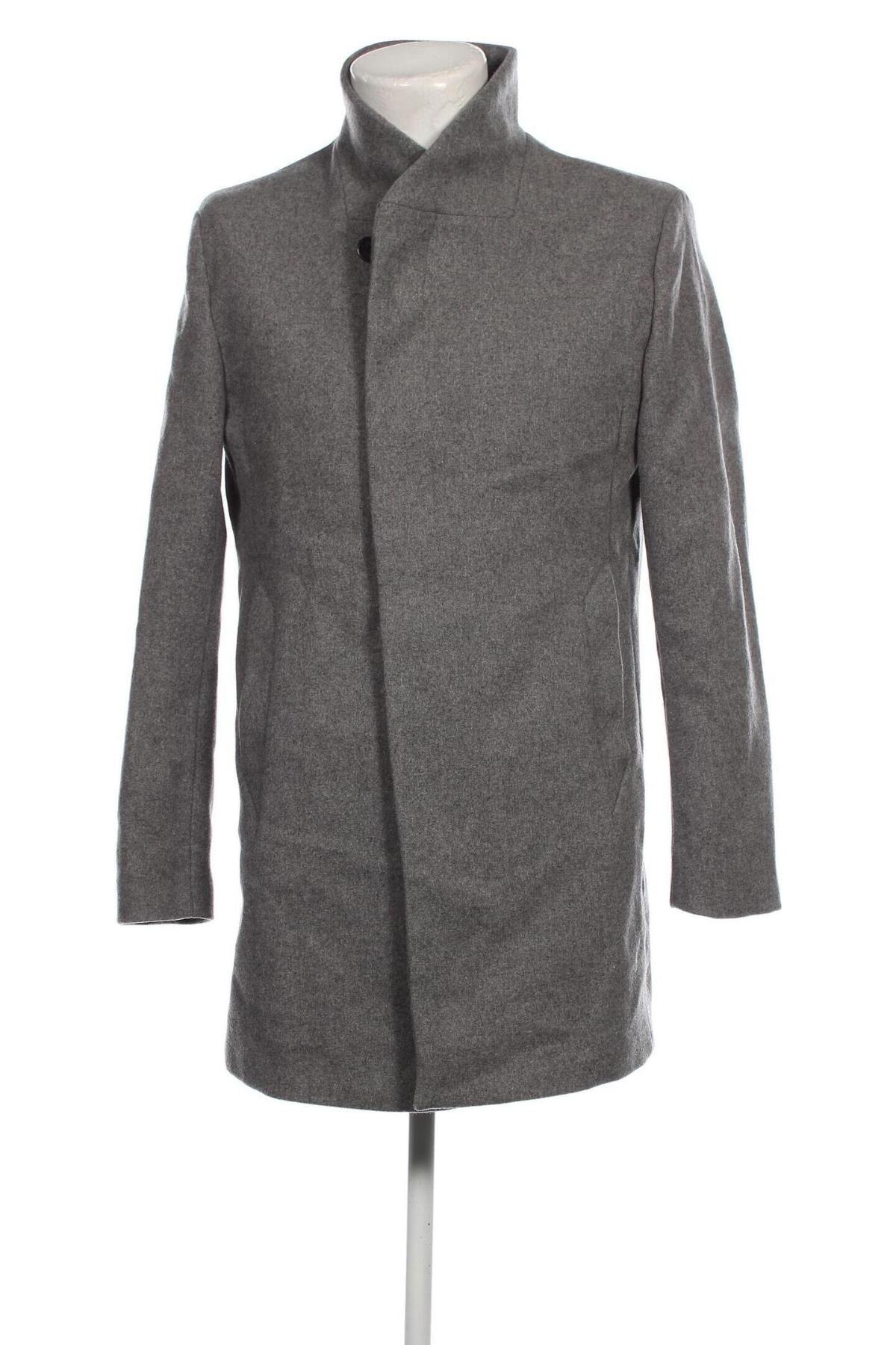 Ανδρικά παλτό Jack & Jones PREMIUM, Μέγεθος M, Χρώμα Γκρί, Τιμή 26,88 €