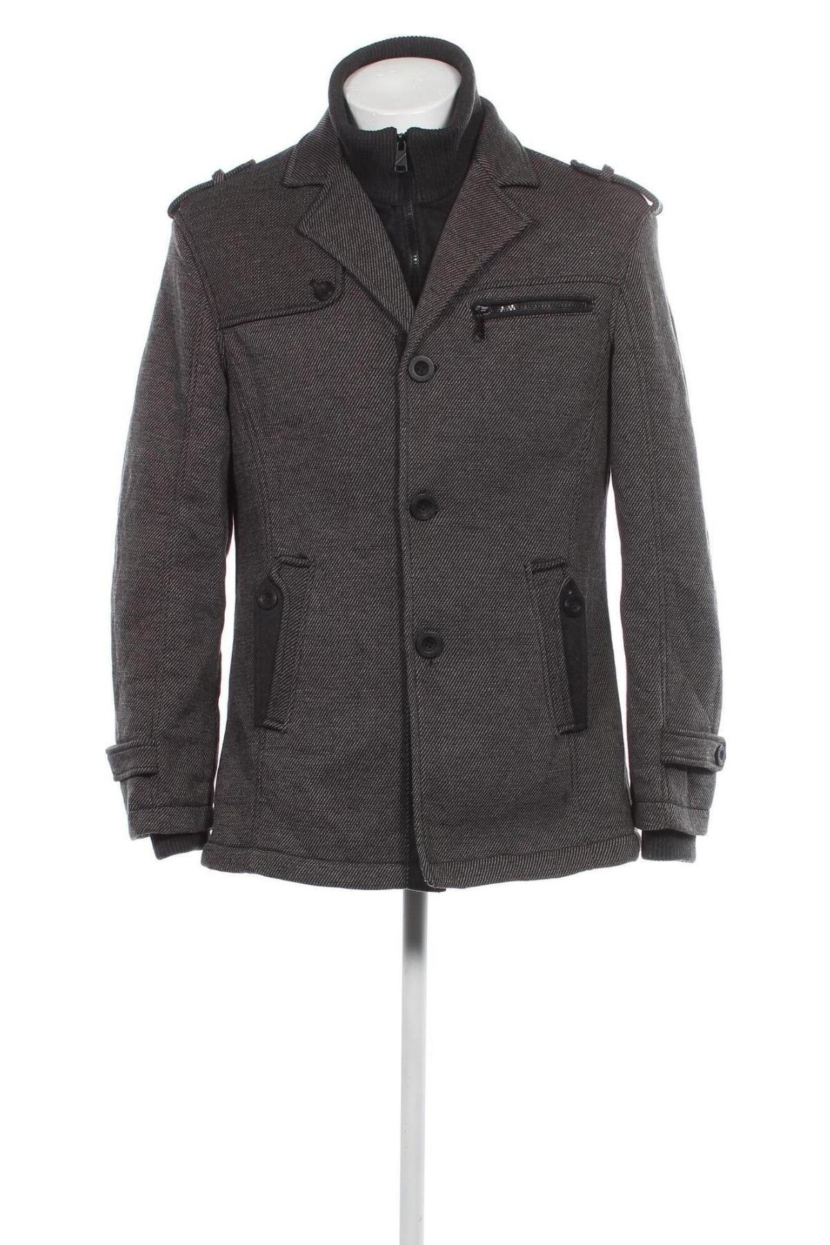 Ανδρικά παλτό Justboy, Μέγεθος L, Χρώμα Γκρί, Τιμή 16,02 €
