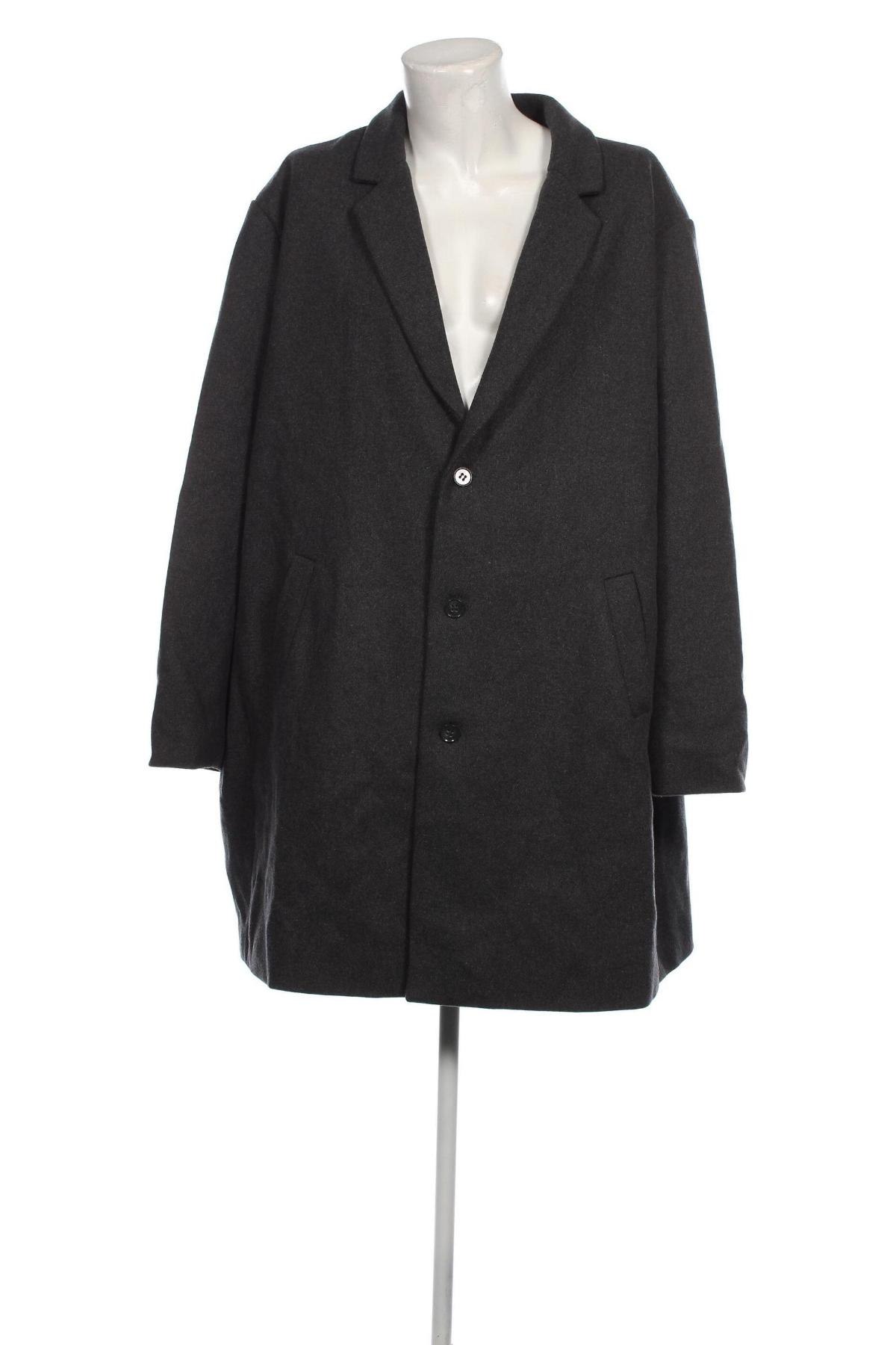 Ανδρικά παλτό Kiabi, Μέγεθος 5XL, Χρώμα Γκρί, Τιμή 52,95 €