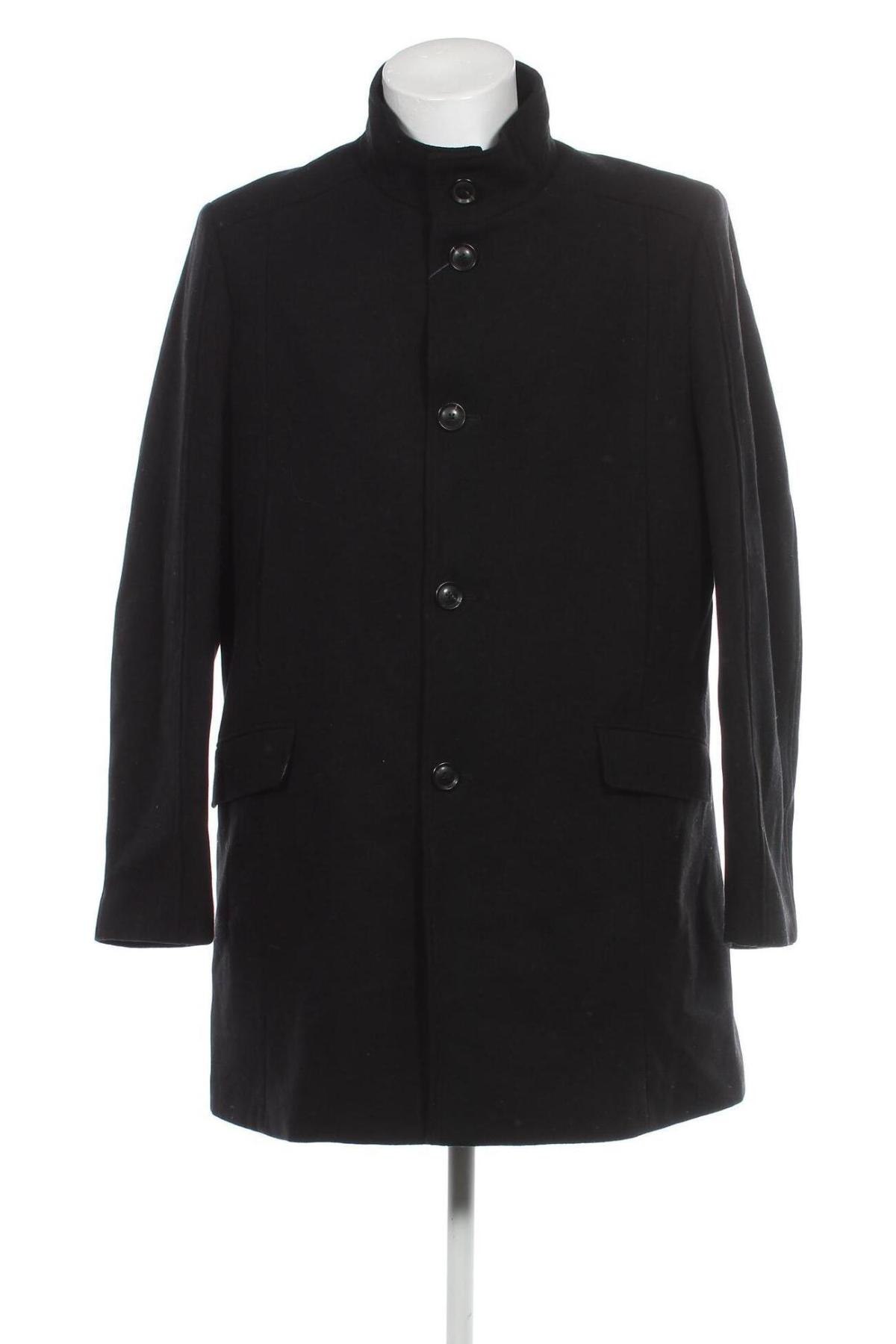 Ανδρικά παλτό Lerros, Μέγεθος XL, Χρώμα Μαύρο, Τιμή 43,84 €