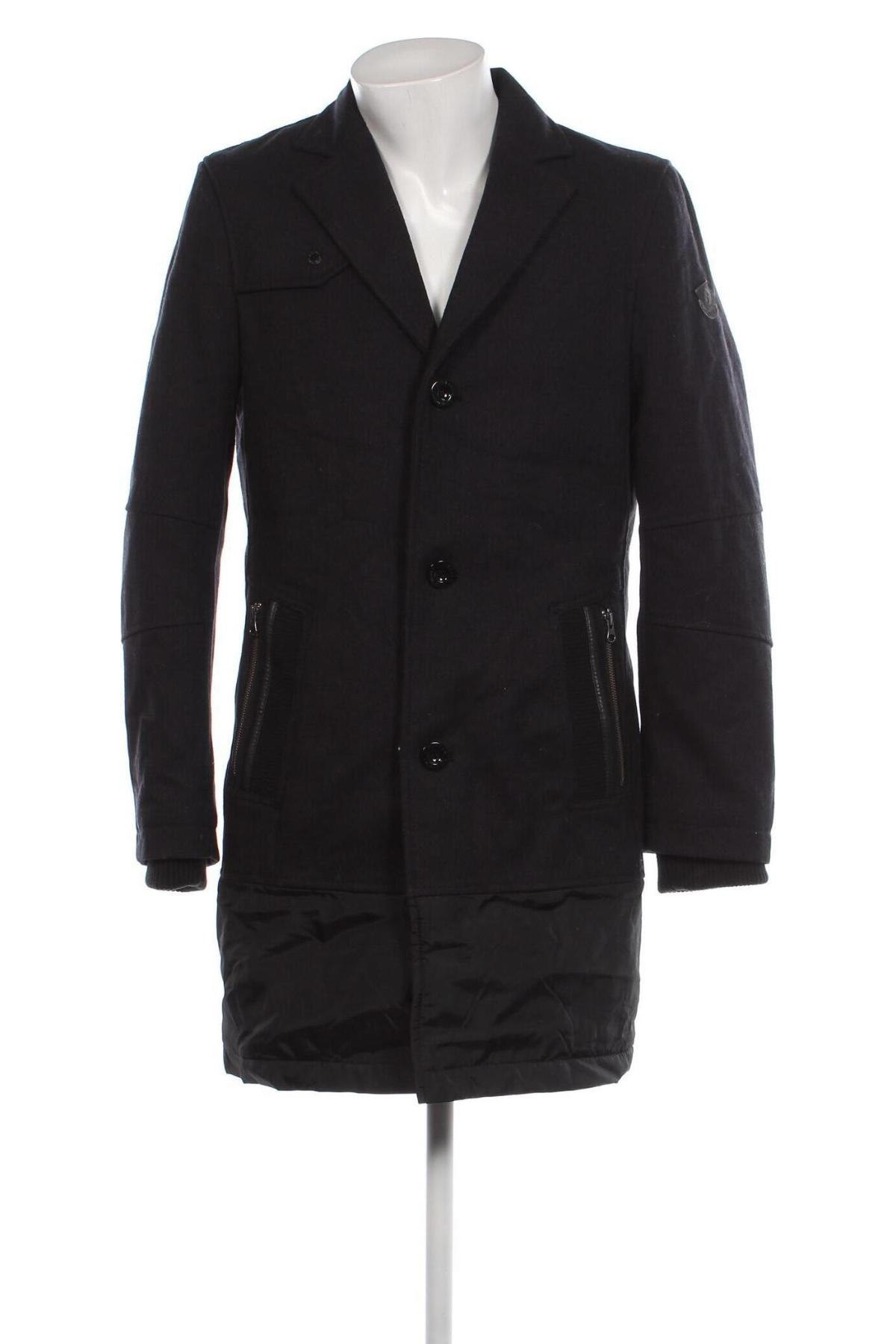 Ανδρικά παλτό S.Oliver, Μέγεθος L, Χρώμα Μαύρο, Τιμή 31,55 €