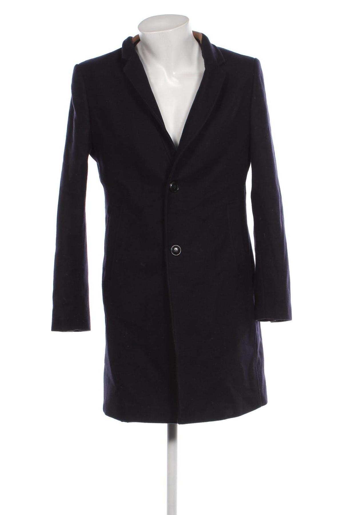Pánsky kabát  Zara, Veľkosť L, Farba Modrá, Cena  22,75 €