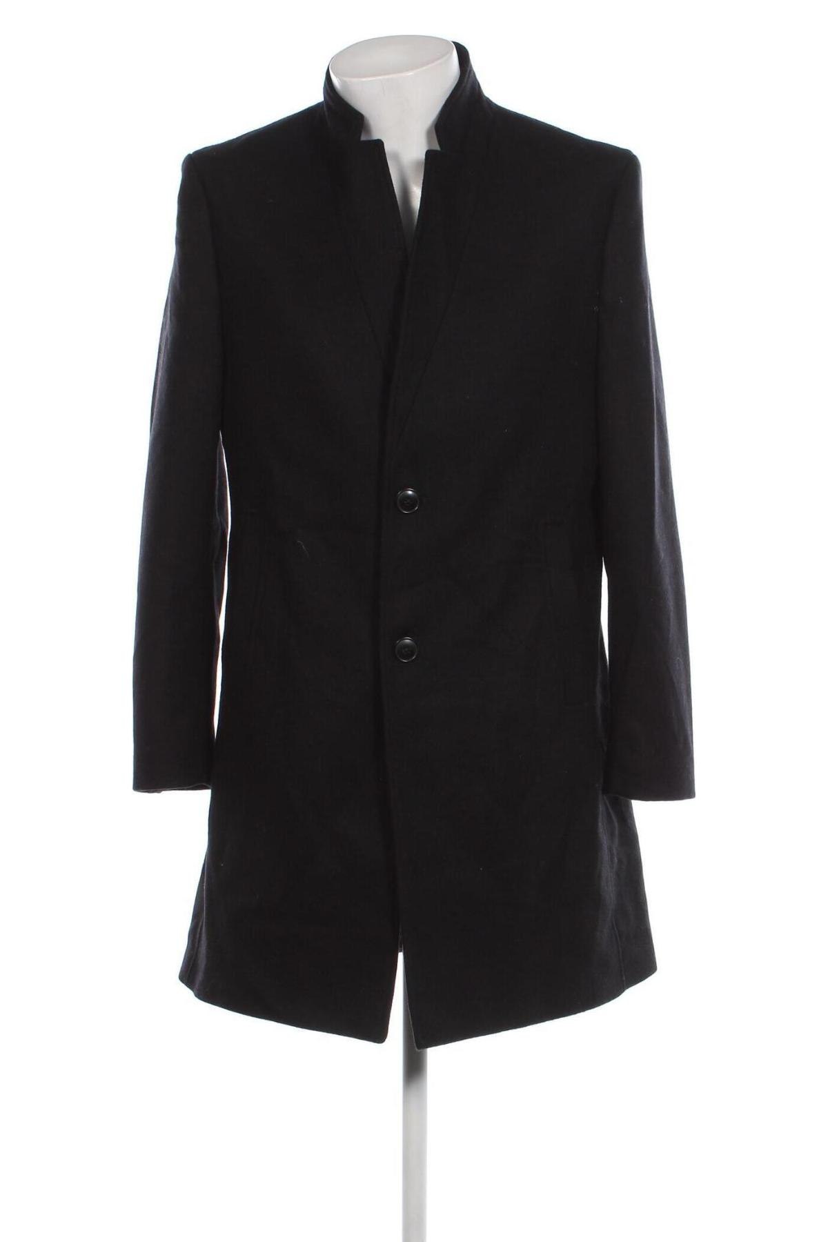 Palton de bărbați Zara, Mărime XL, Culoare Negru, Preț 223,68 Lei