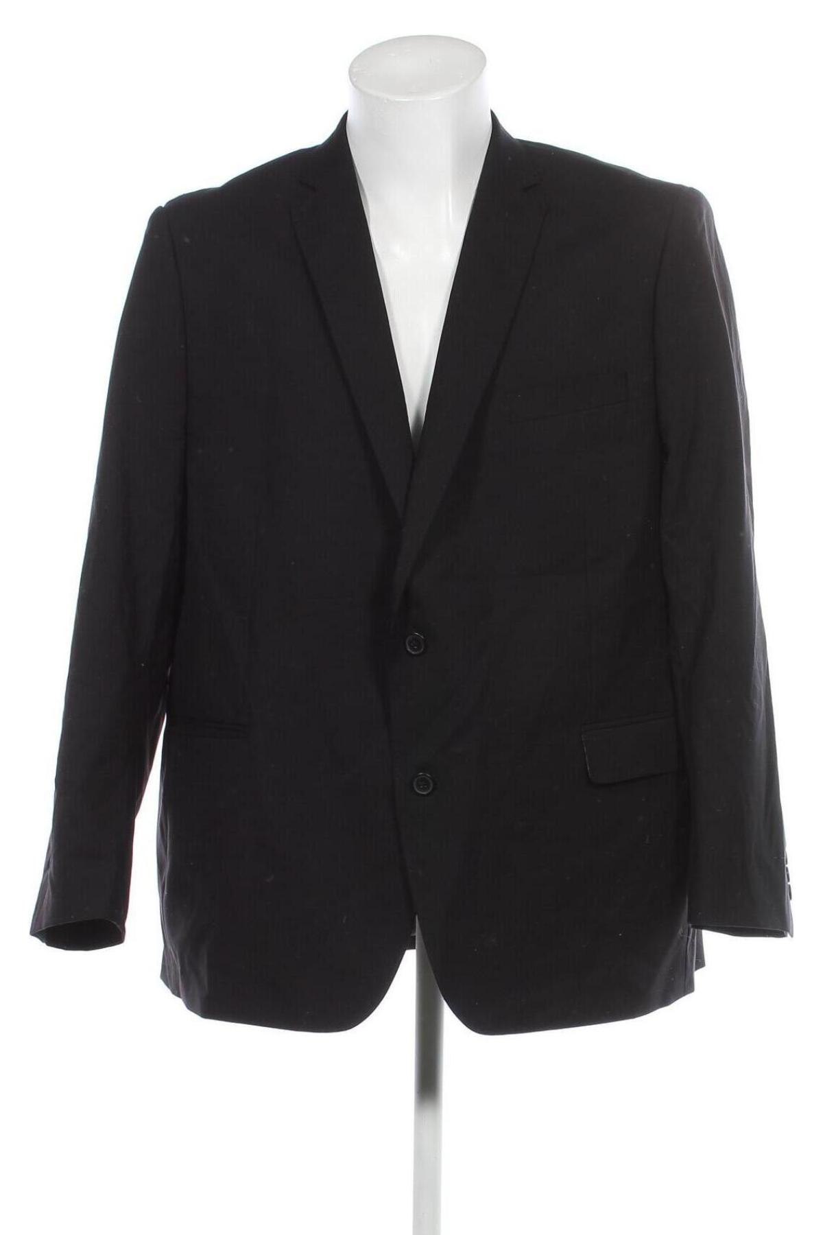 Ανδρικό σακάκι Giorgio, Μέγεθος XXL, Χρώμα Μαύρο, Τιμή 4,08 €