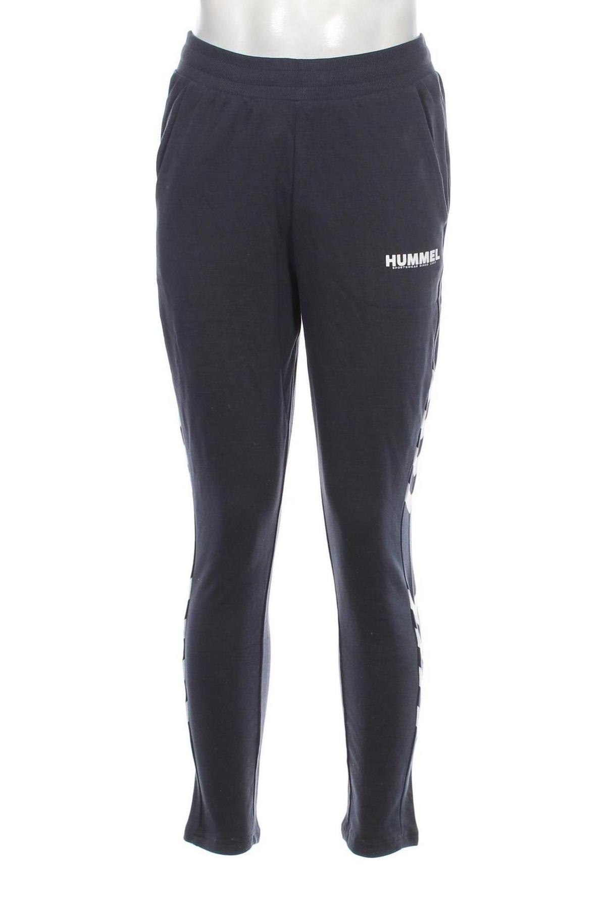 Pantaloni trening de bărbați Hummel, Mărime S, Culoare Albastru, Preț 203,95 Lei