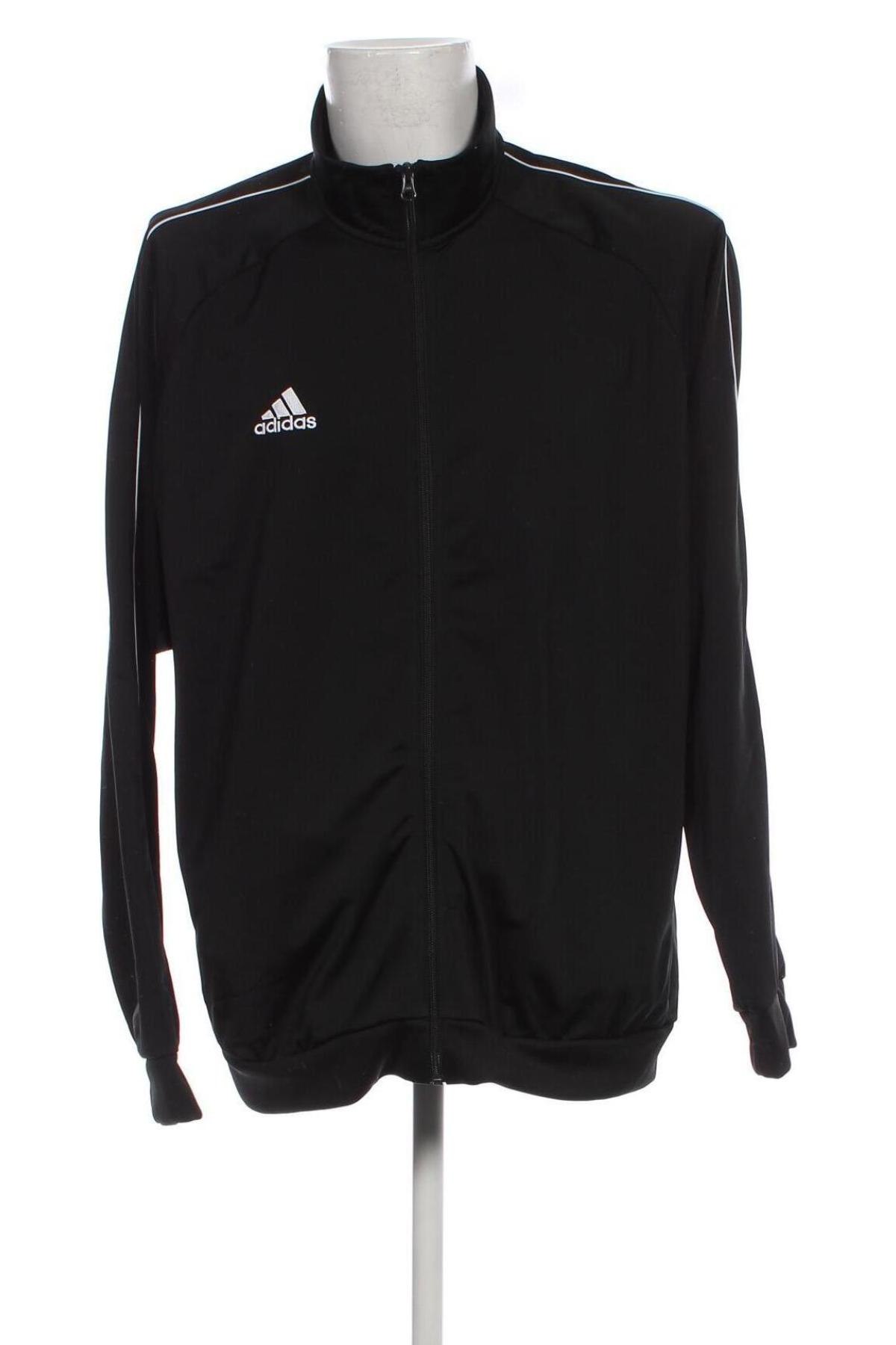 Ανδρική αθλητική ζακέτα Adidas, Μέγεθος XXL, Χρώμα Μαύρο, Τιμή 36,19 €