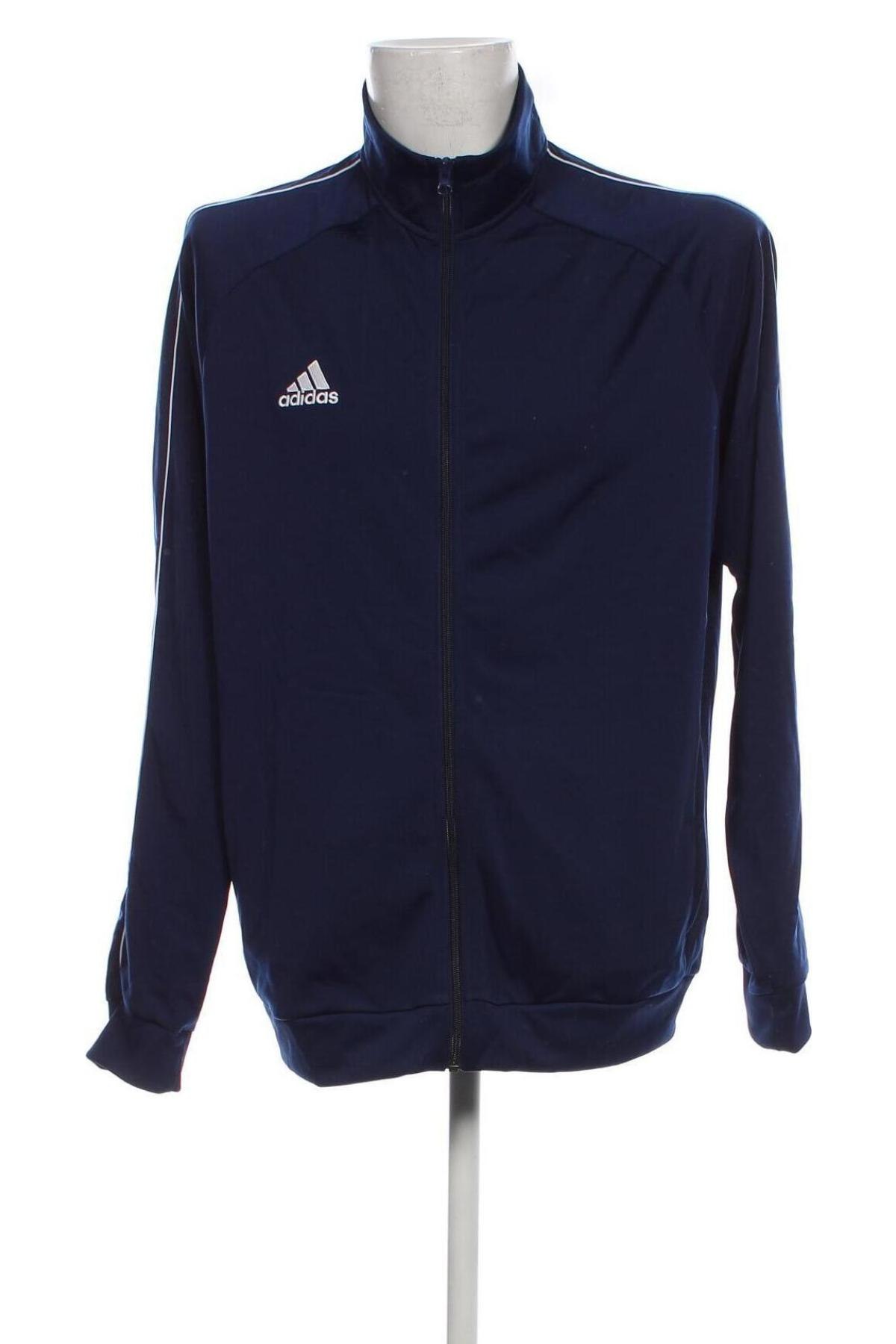 Ανδρική αθλητική ζακέτα Adidas, Μέγεθος XL, Χρώμα Μπλέ, Τιμή 30,62 €