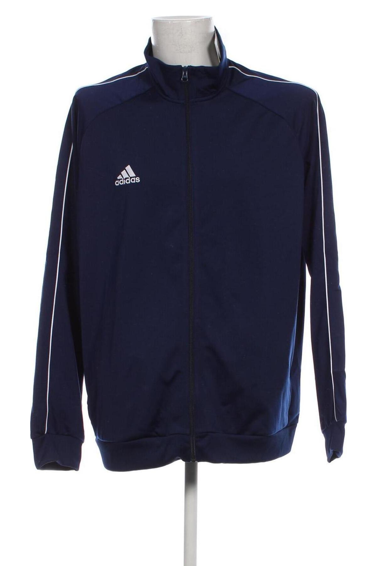 Ανδρική αθλητική ζακέτα Adidas, Μέγεθος XXL, Χρώμα Μπλέ, Τιμή 26,72 €