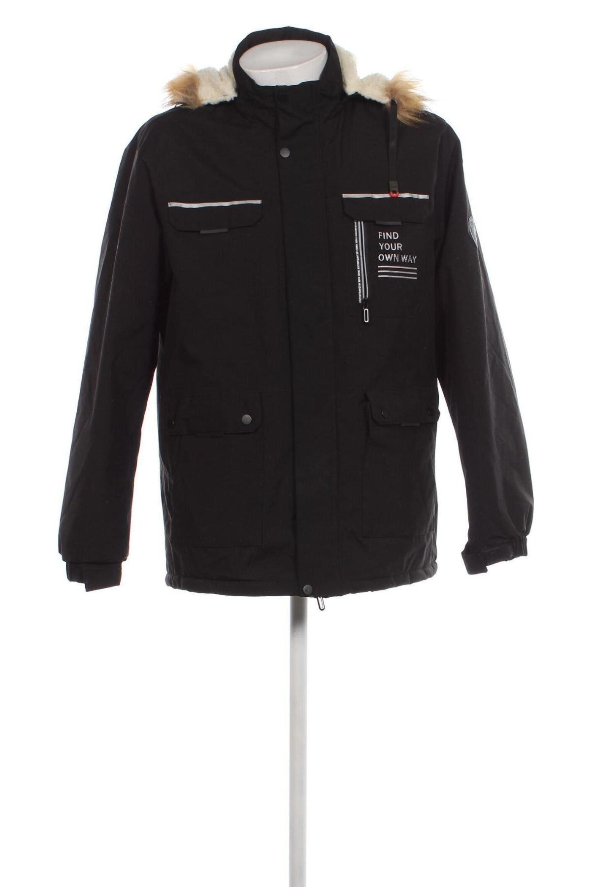 Pánska bunda , Veľkosť L, Farba Čierna, Cena  14,14 €
