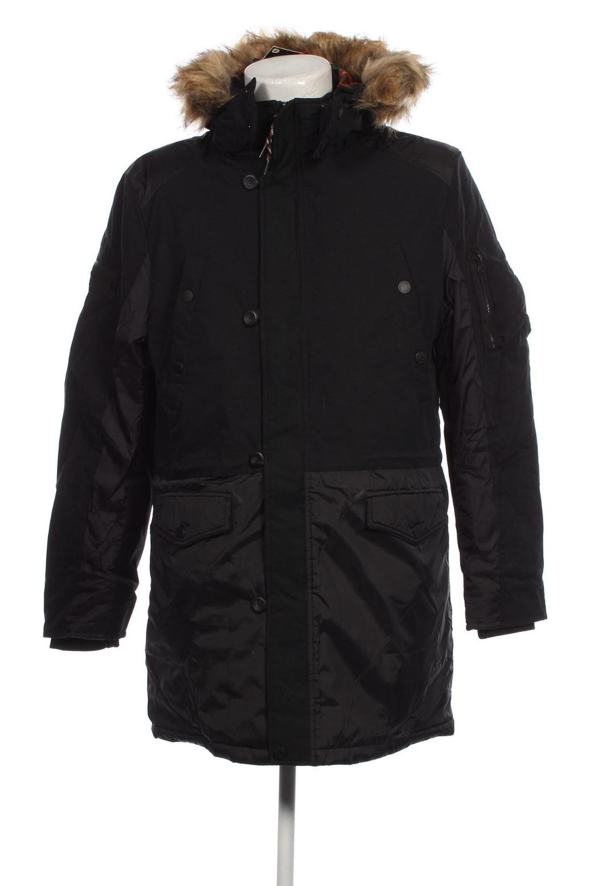 Ανδρικό μπουφάν Indicode, Μέγεθος XL, Χρώμα Μαύρο, Τιμή 48,25 €