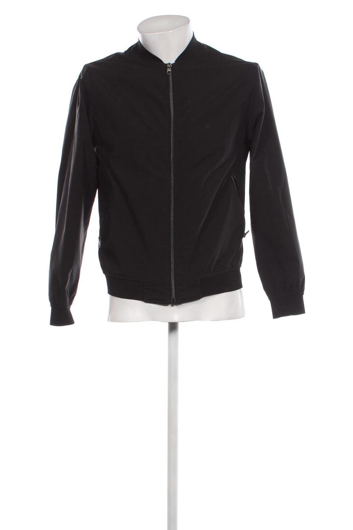 Ανδρικό μπουφάν Pull&Bear, Μέγεθος S, Χρώμα Μαύρο, Τιμή 10,39 €