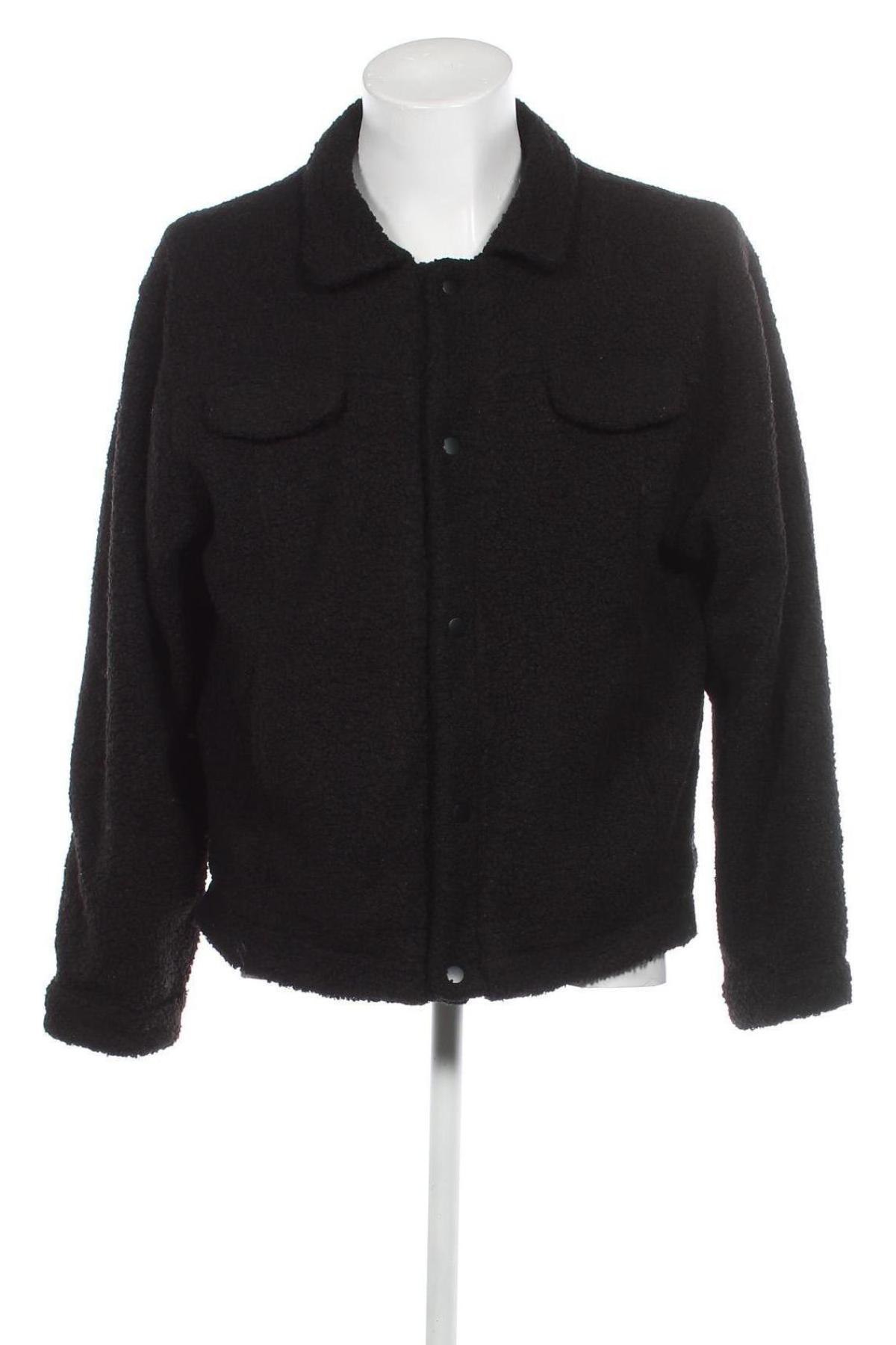 Ανδρικό μπουφάν SHEIN, Μέγεθος L, Χρώμα Μαύρο, Τιμή 15,43 €