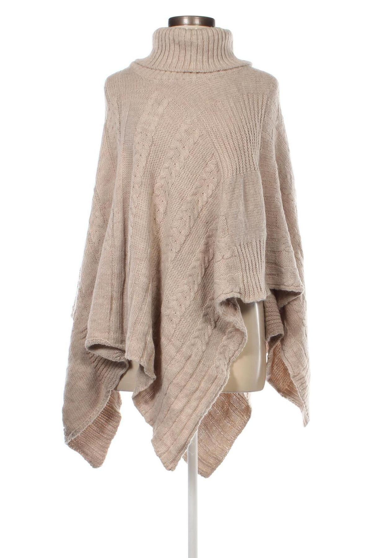 Poncho, Größe L, Farbe Beige, Preis € 8,38