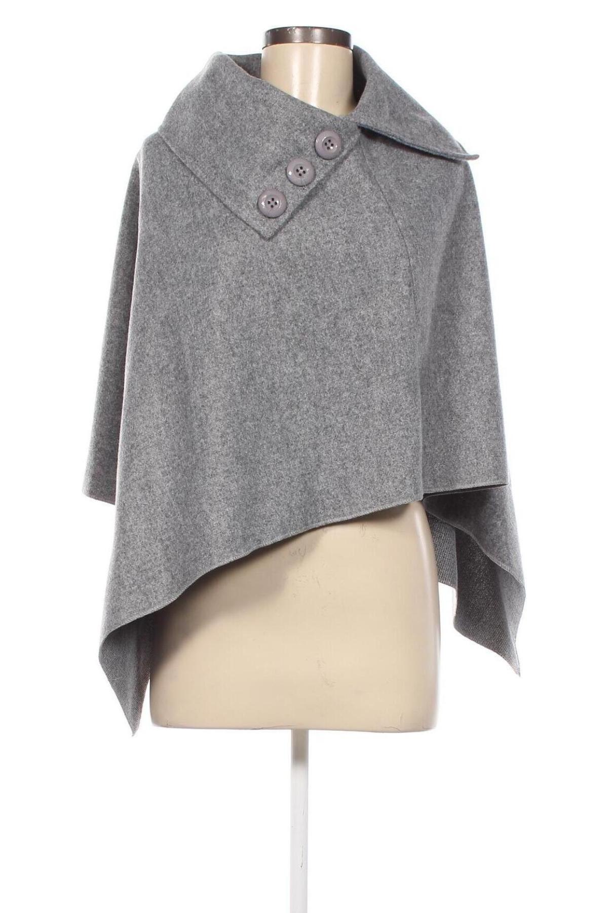 Poncho, Größe M, Farbe Grau, Preis € 6,30