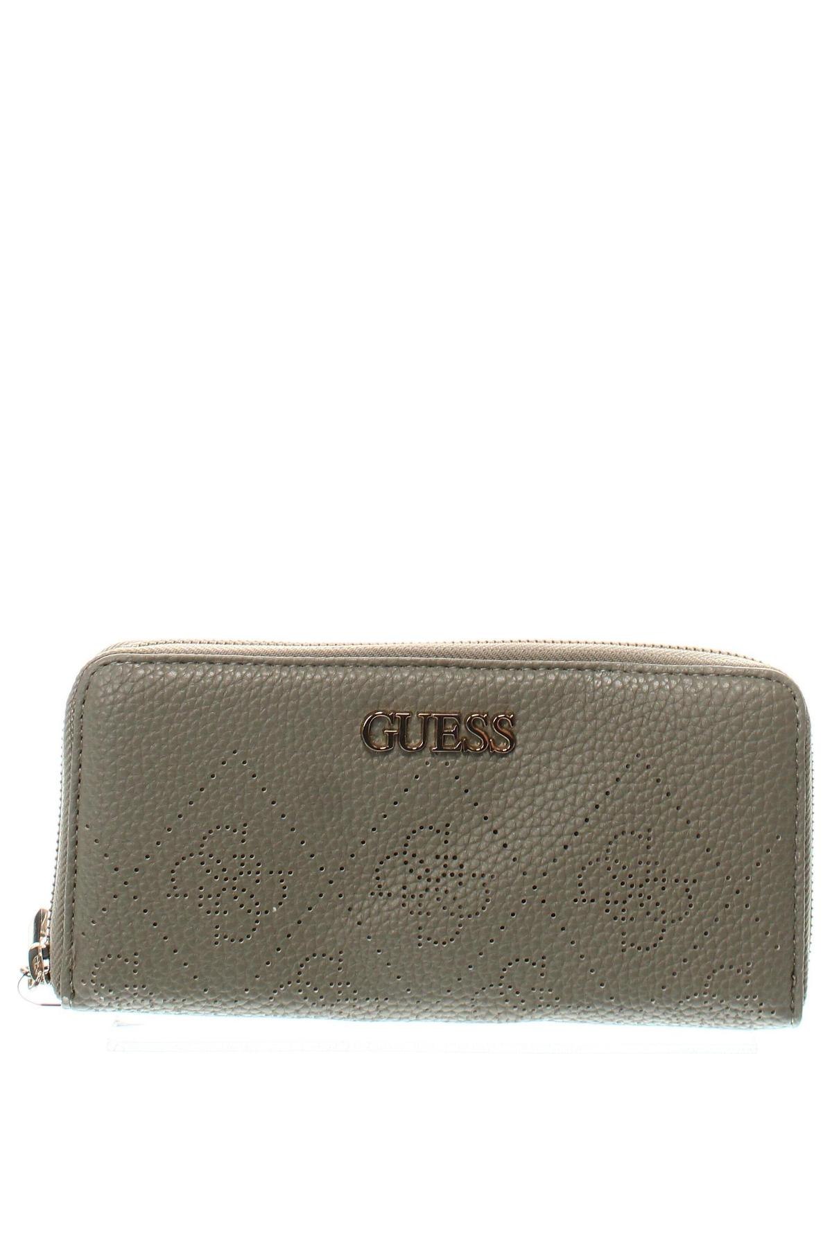 Portmoneu Guess, Culoare Verde, Preț 290,62 Lei