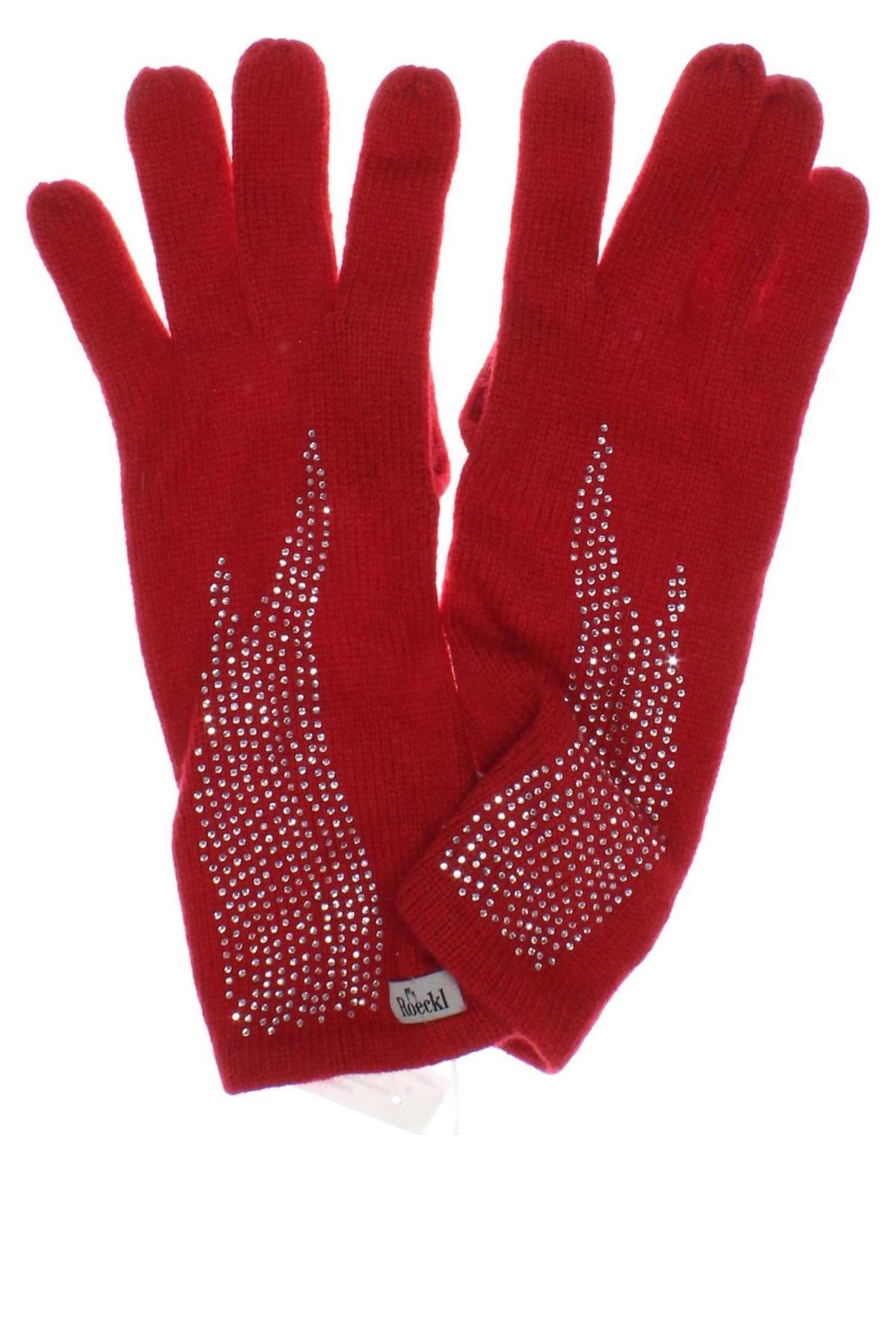 Ръкавици Roeckl, Цвят Червен, Цена 50,64 лв.