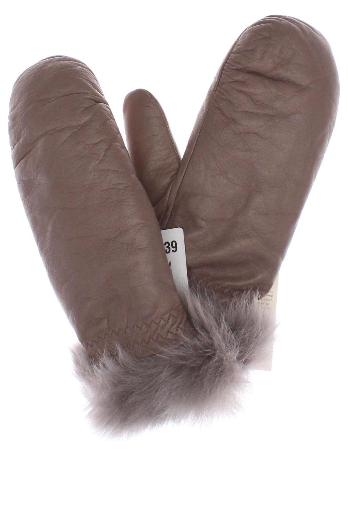 Ръкавици UGG Australia, Цвят Кафяв, Цена 164,22 лв.