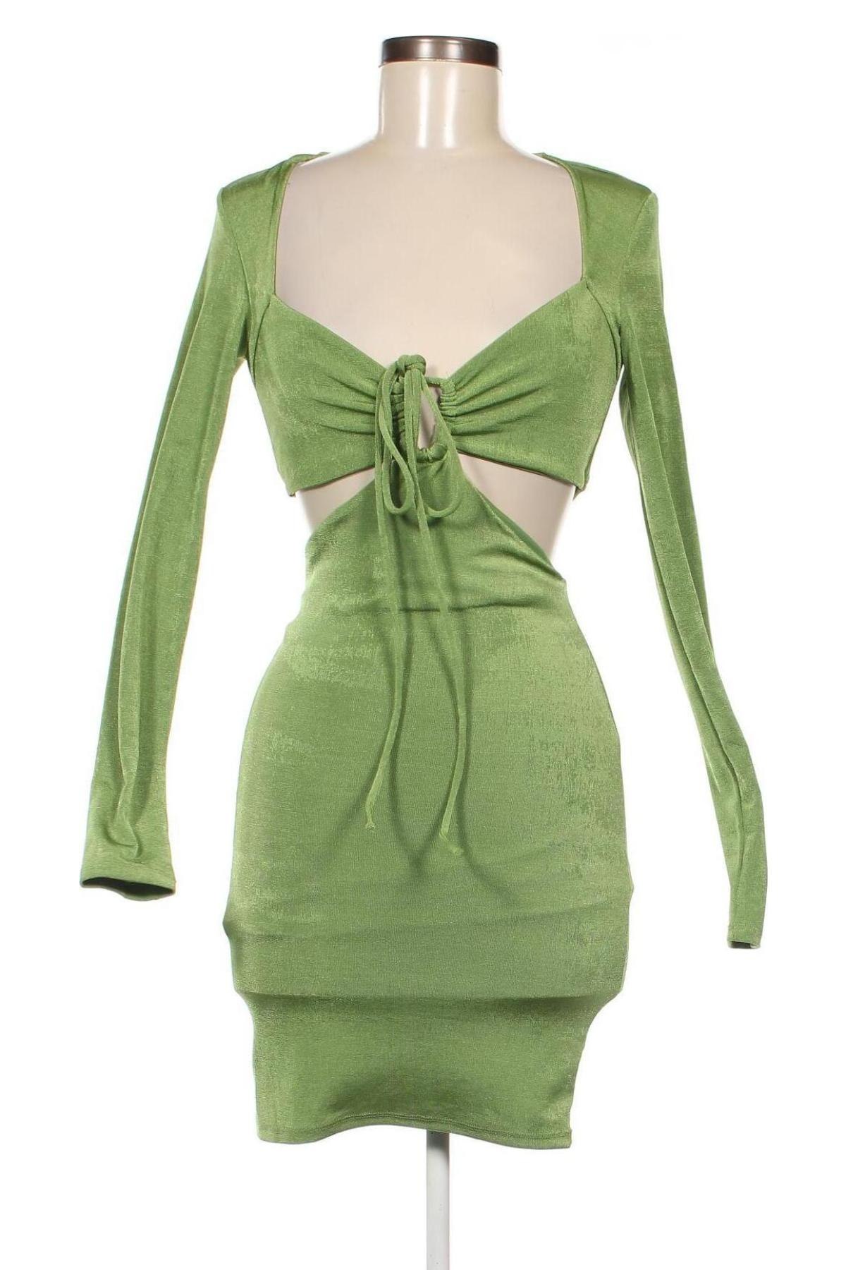 Šaty  Bershka, Veľkosť M, Farba Zelená, Cena  9,86 €