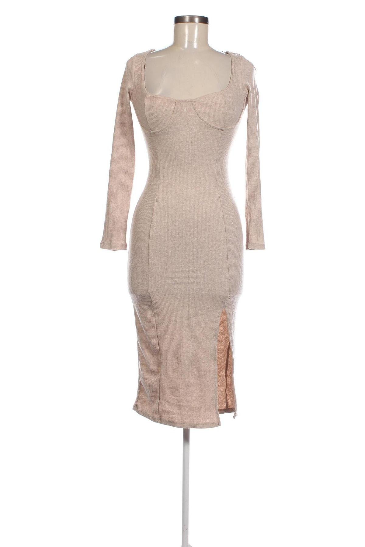 Kleid Bershka, Größe S, Farbe Beige, Preis € 12,11