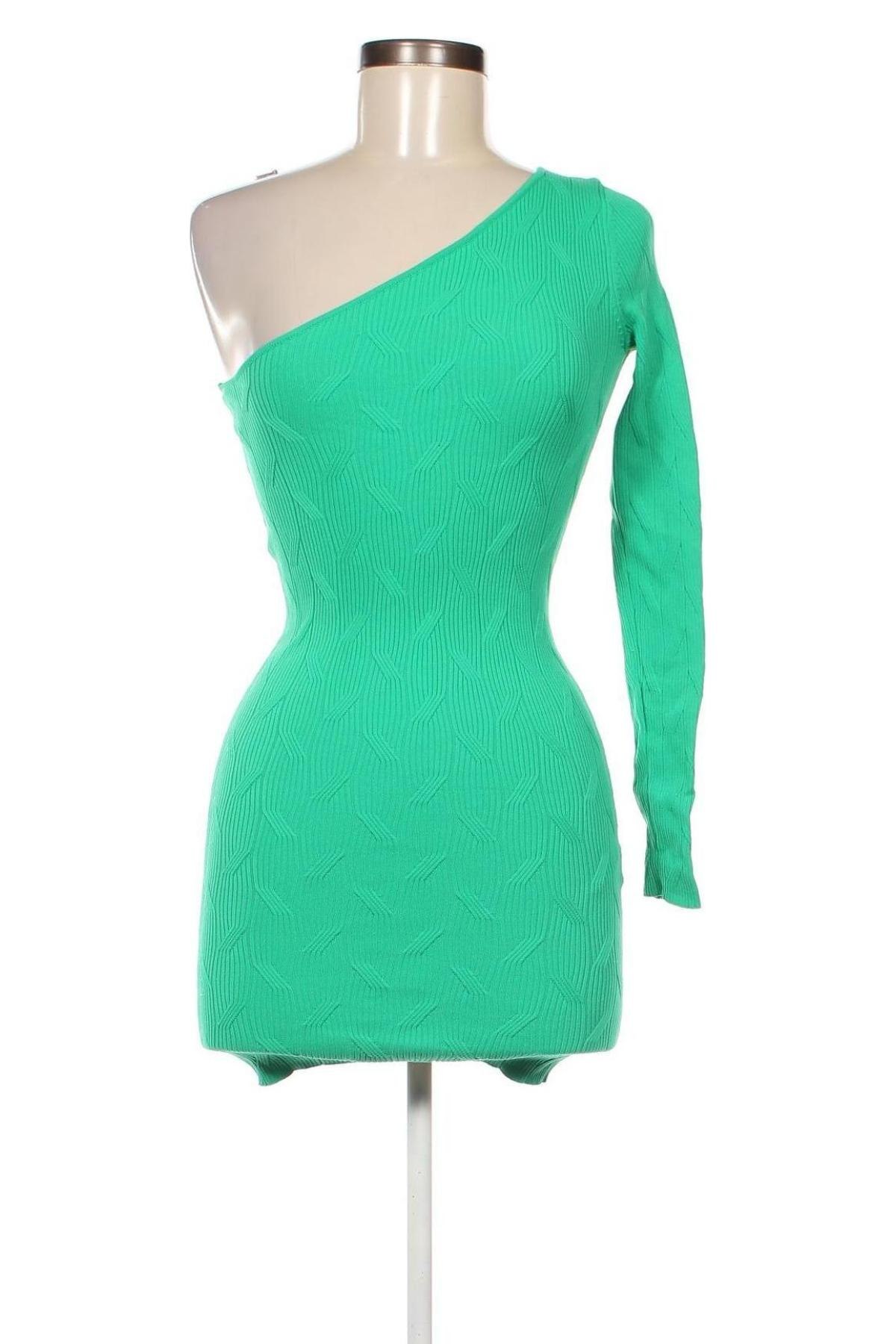 Kleid Bershka, Größe S, Farbe Grün, Preis 4,44 €