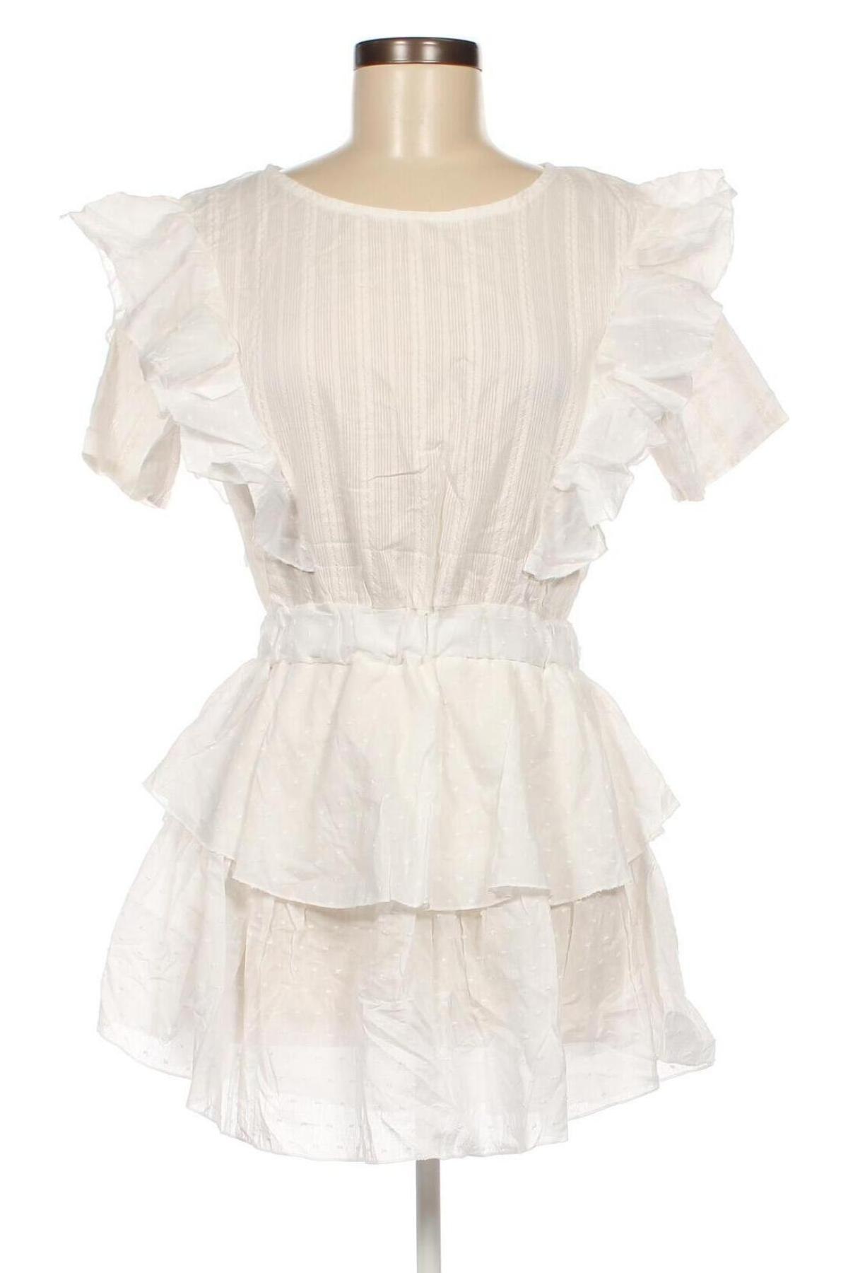 Kleid Boohoo, Größe M, Farbe Weiß, Preis € 19,21