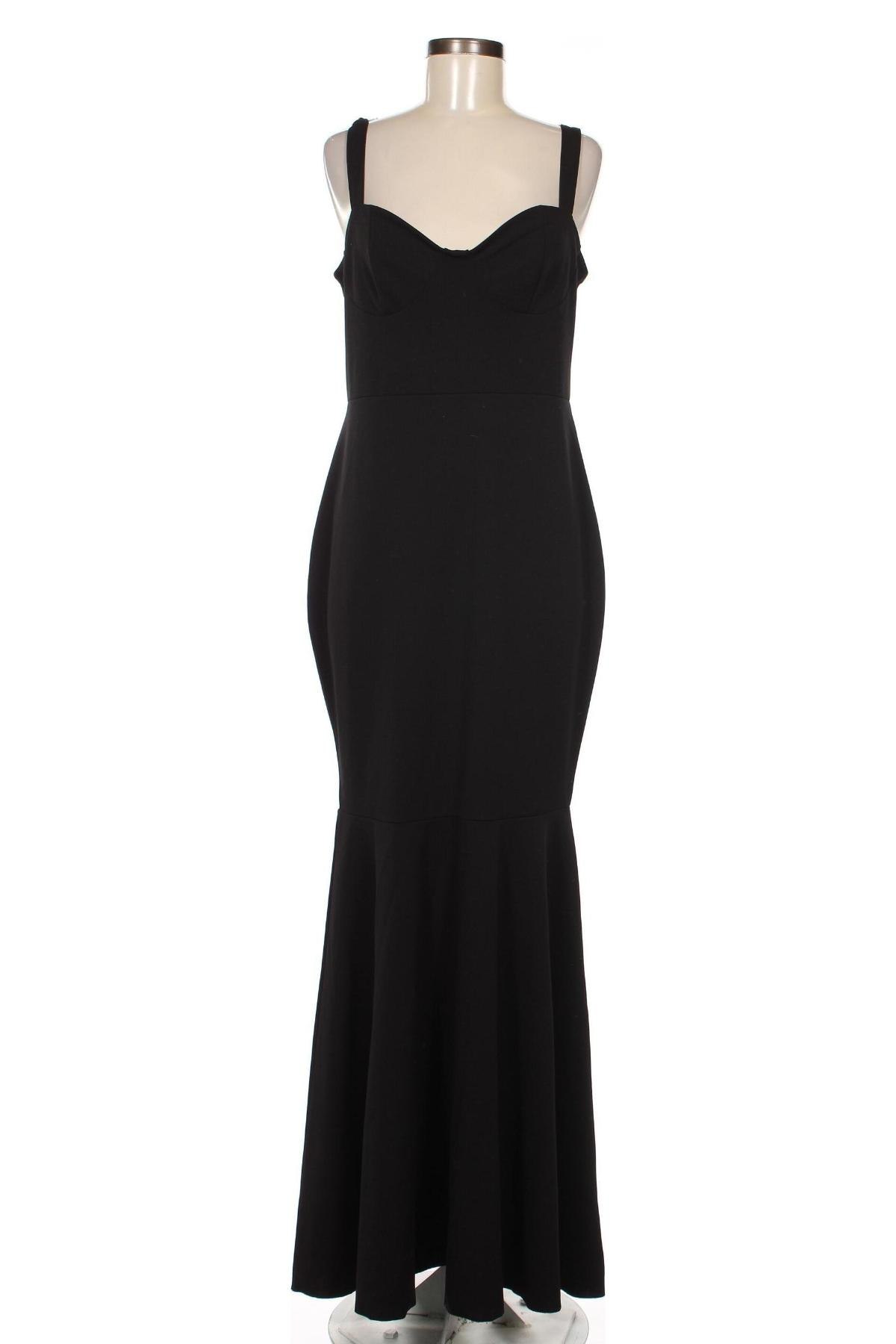 Kleid Boohoo, Größe XL, Farbe Schwarz, Preis 40,36 €